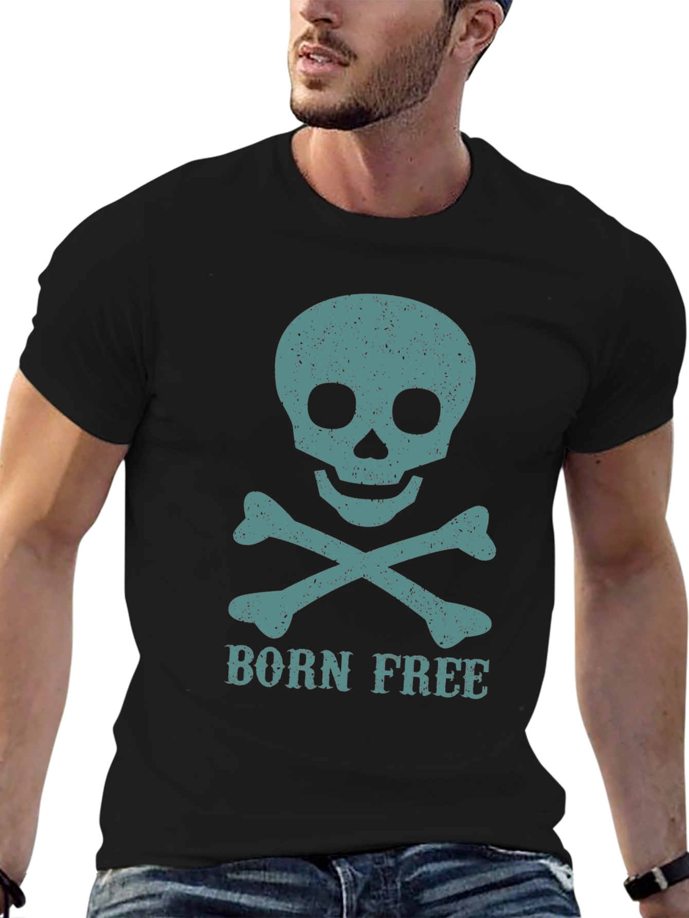 Born Free Skull T-Shirt