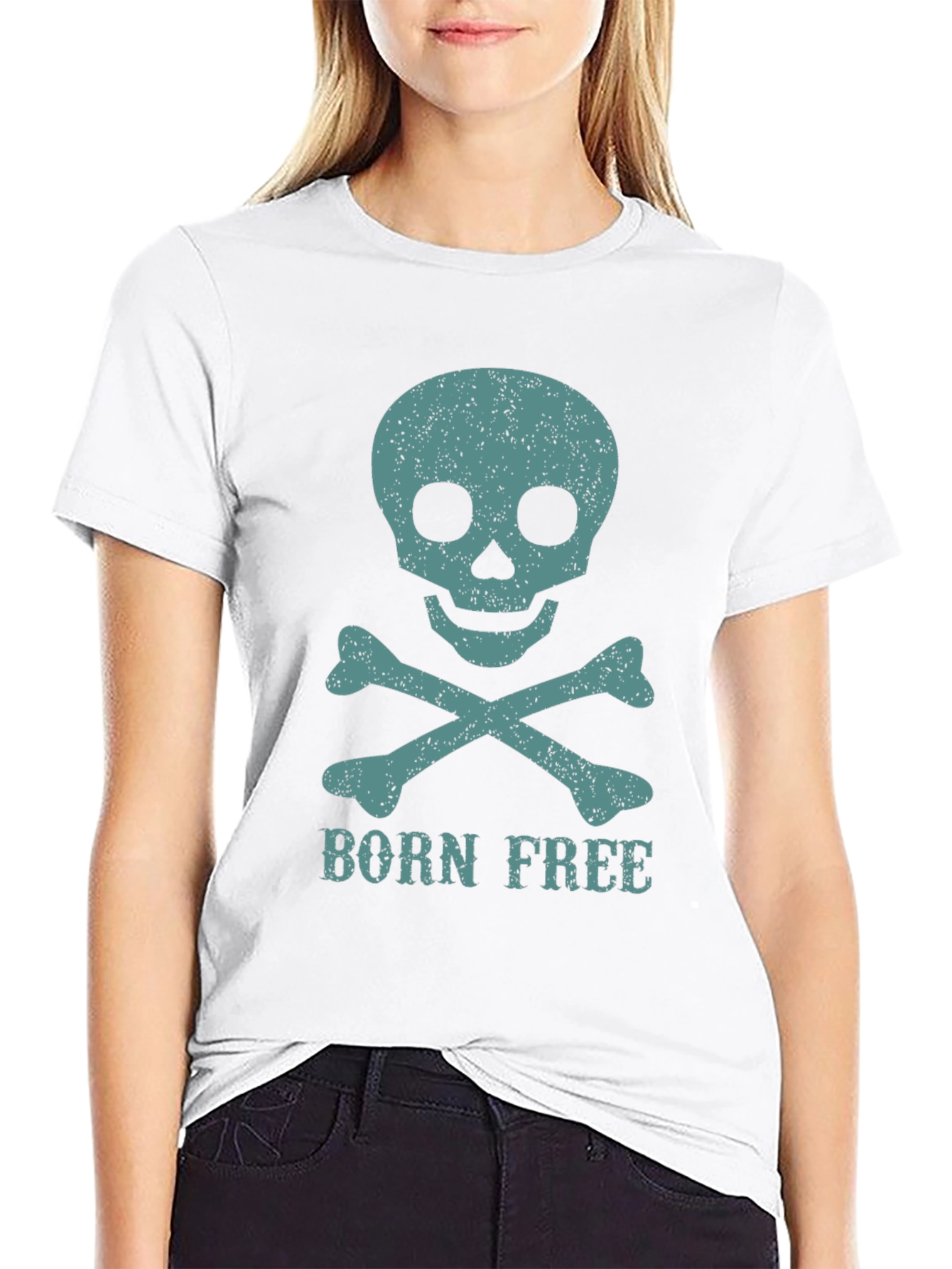 Born Free Skull T-Shirt