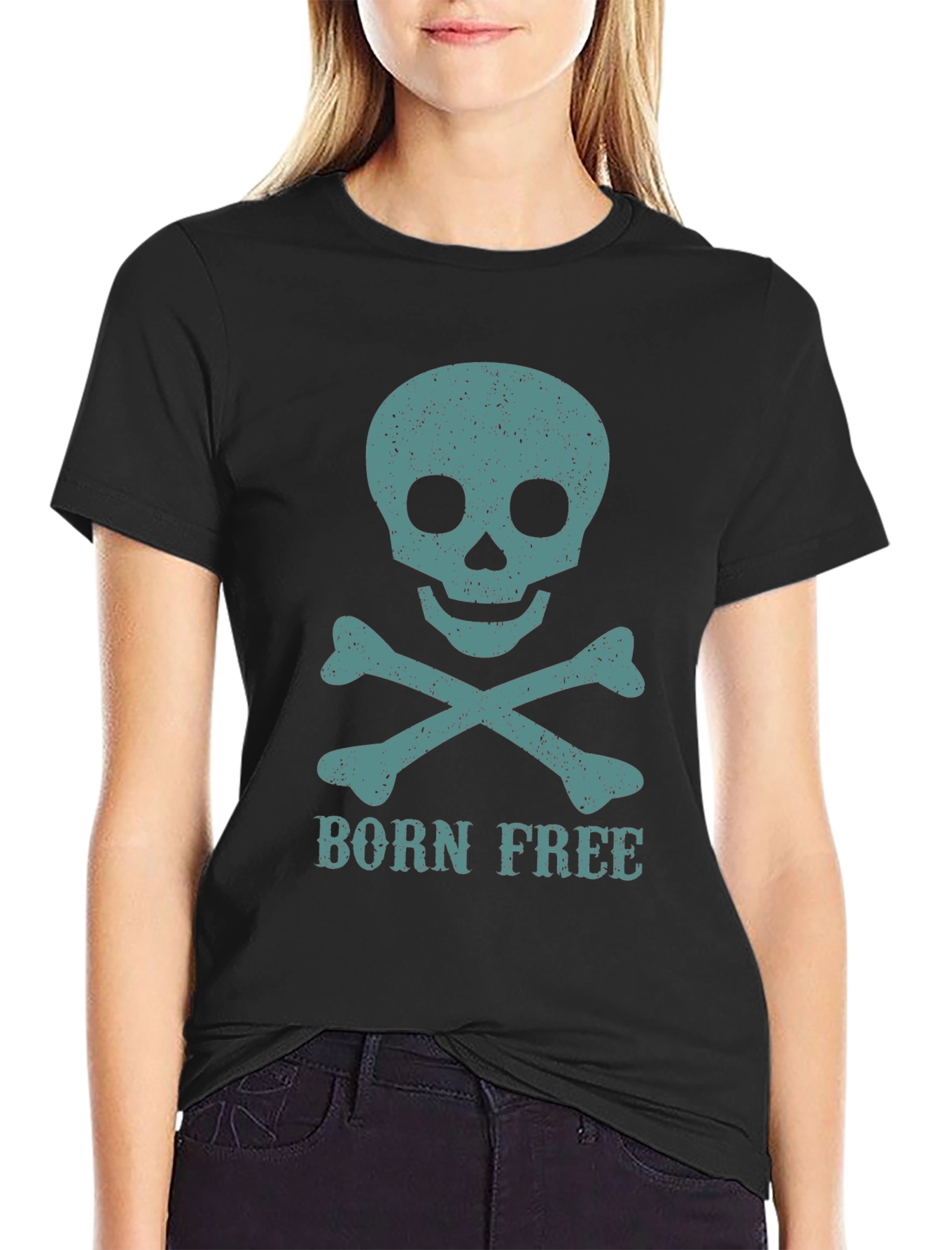 Born Free Skull T-Shirt