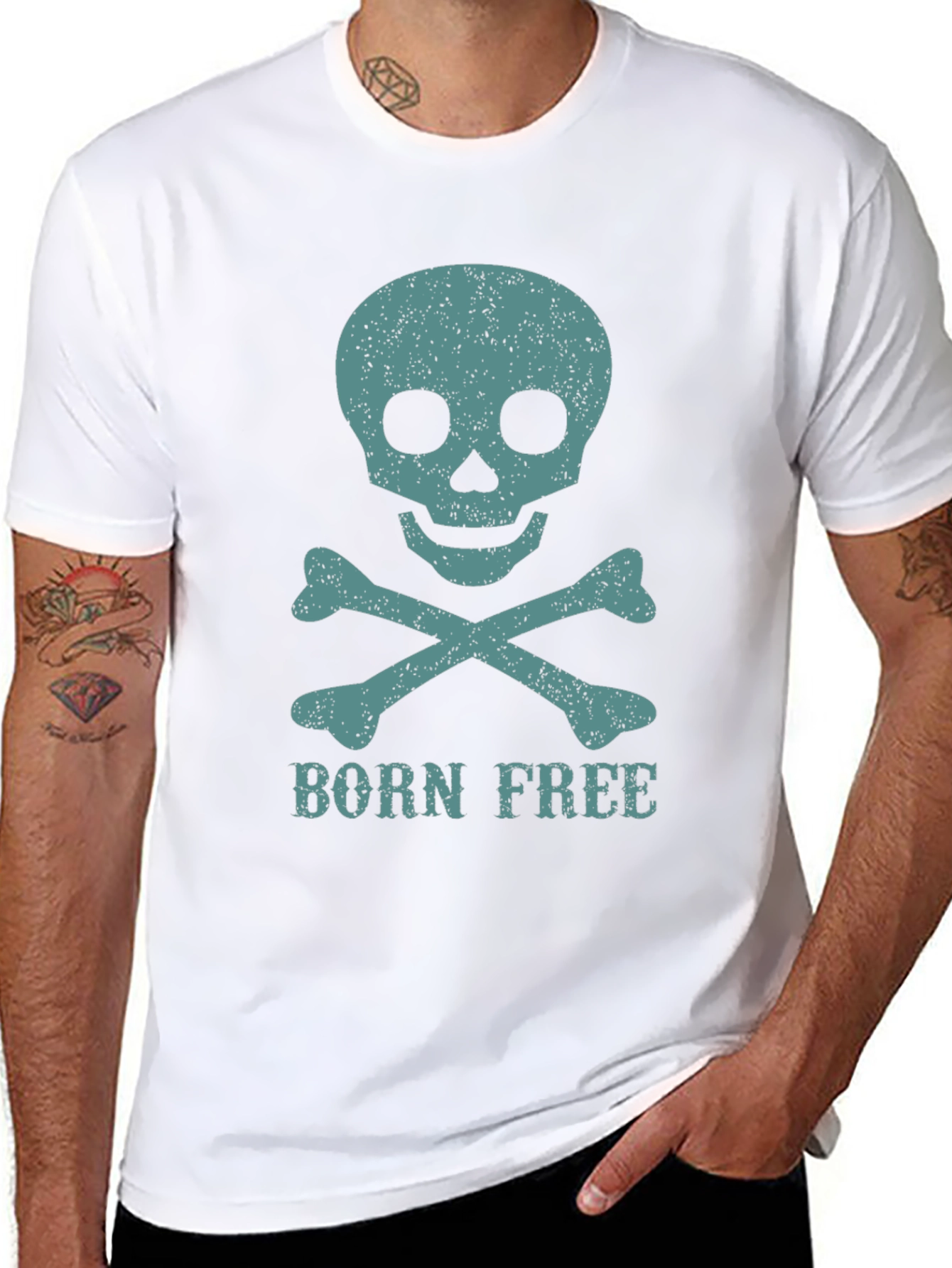 Born Free Skull T-Shirt