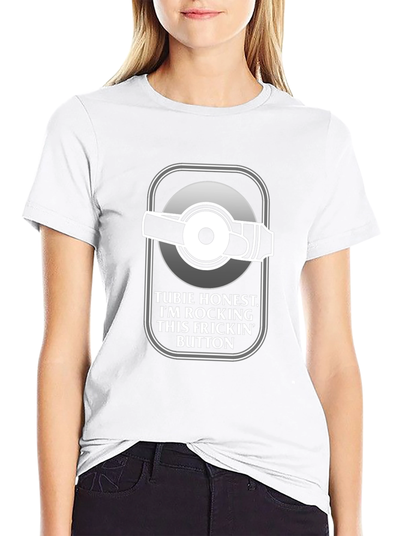 Tubie Honest Button T-Shirt