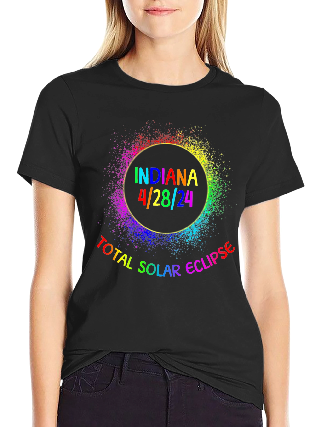 Indiana Total Solar Eclipse 4/28/24 T-Shirt