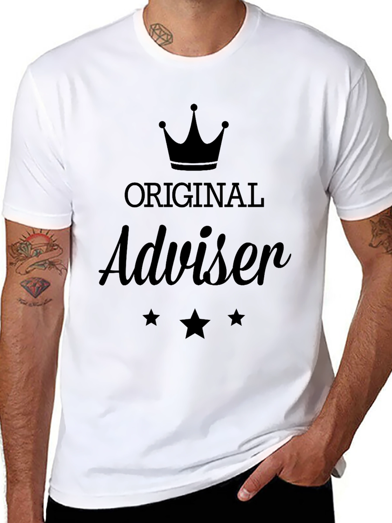 Original Advisor Mens Black T-Shirt