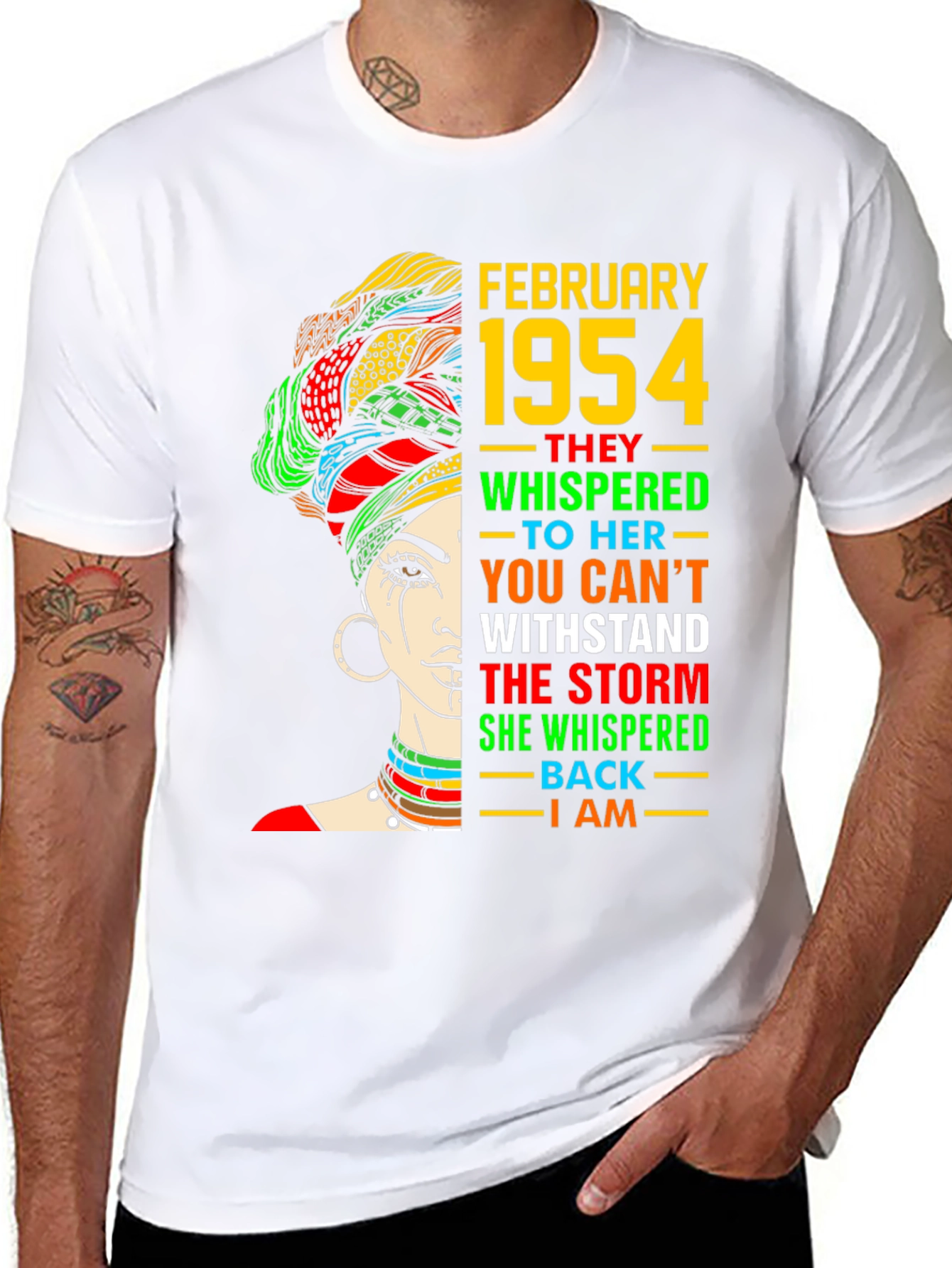 February 1954 Black Woman T-Shirt