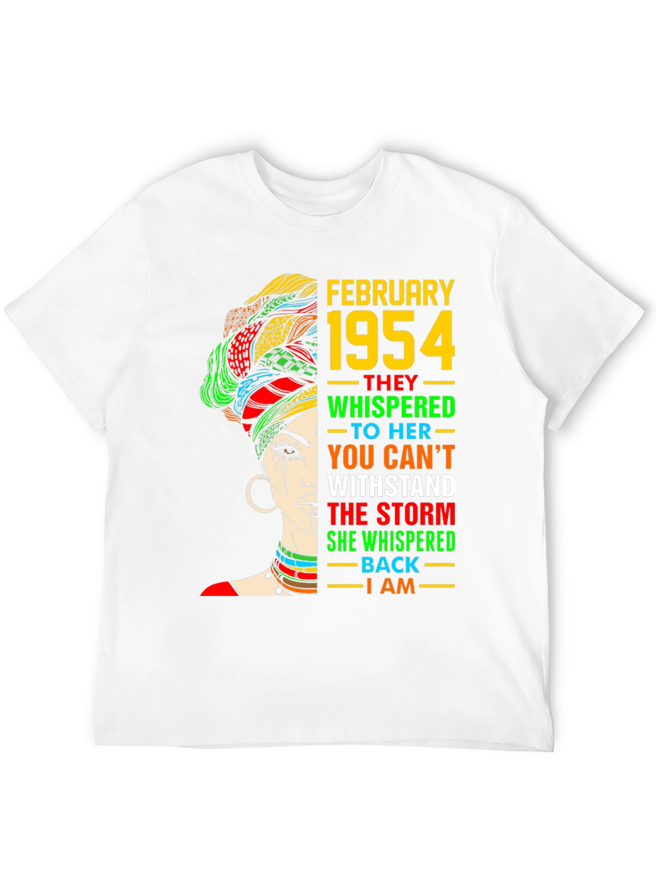 February 1954 Black Woman T-Shirt
