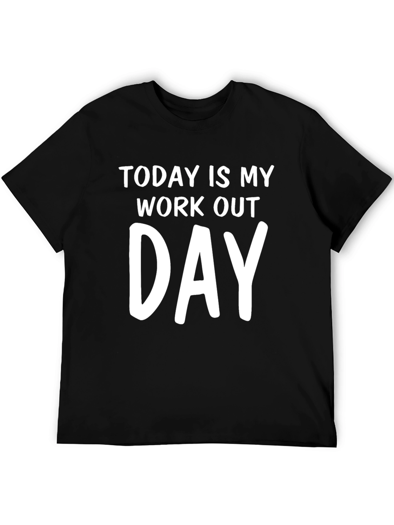Workout Day Tee: Motivational Fitness T-Shirt