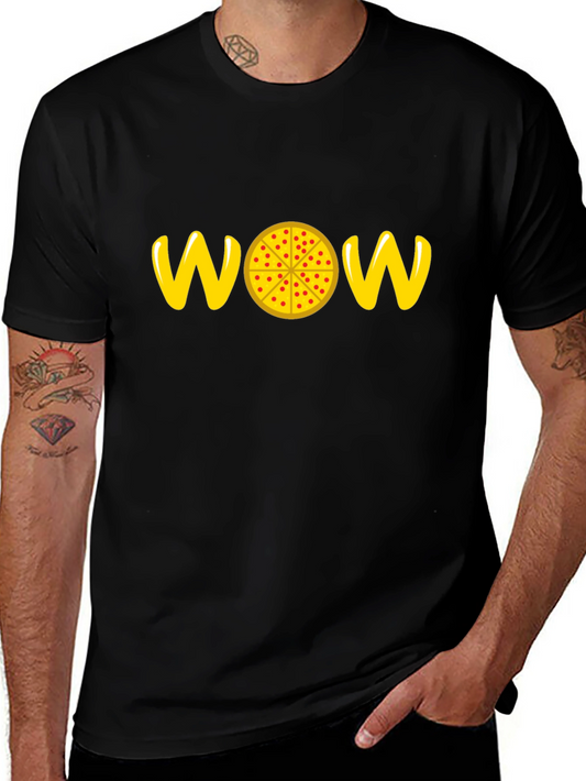 WOW Pizza Graphic Tee - Fun & Stylish!
