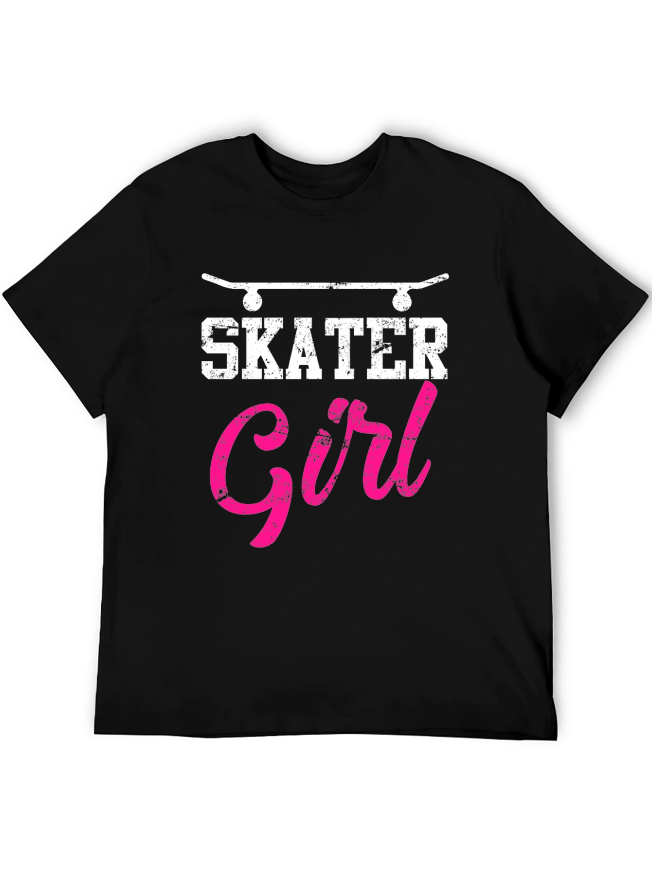Skater Girl Graphic T-Shirt - Cool Skateboarding Tee