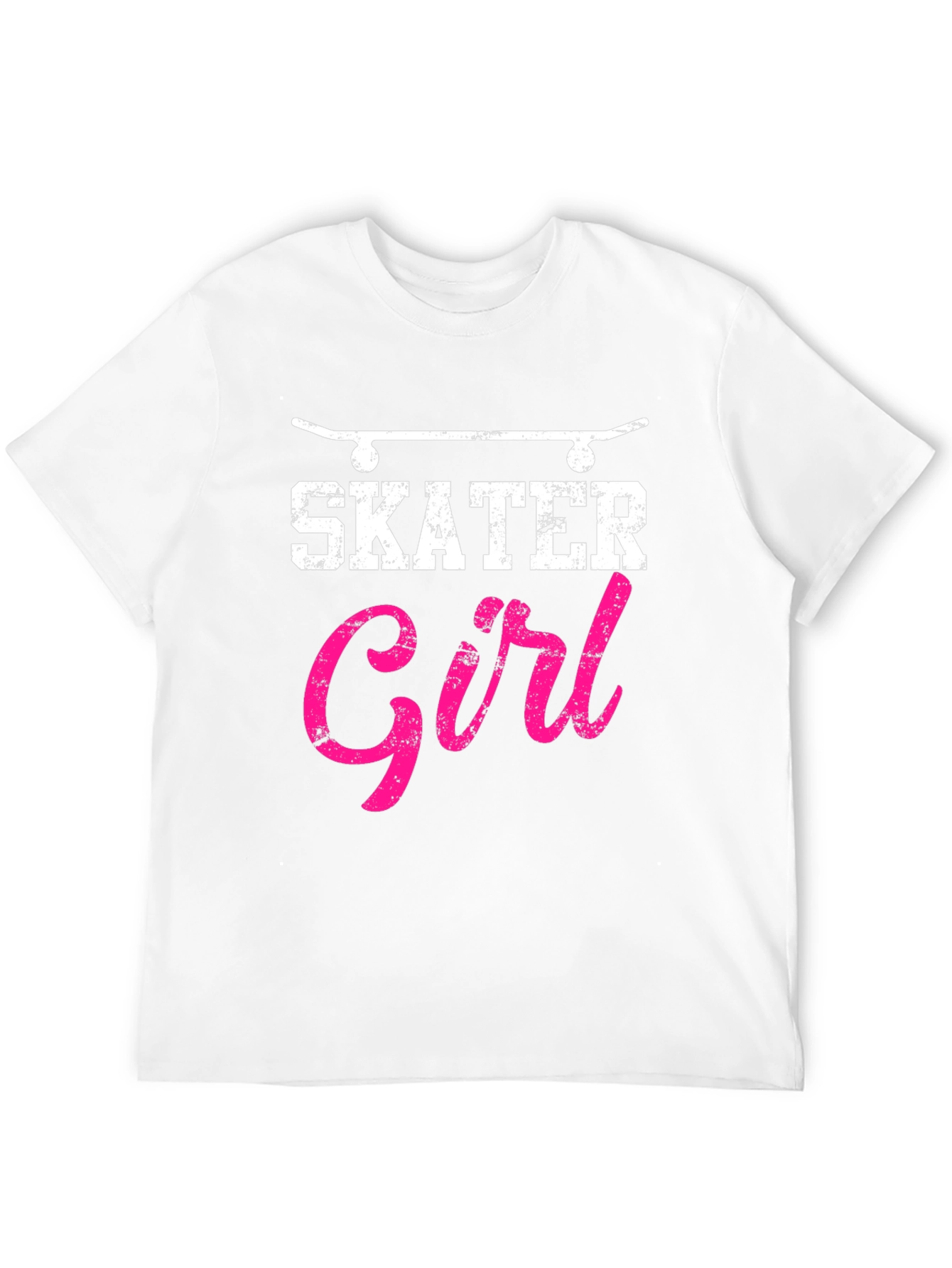 Skater Girl Graphic T-Shirt - Cool Skateboarding Tee