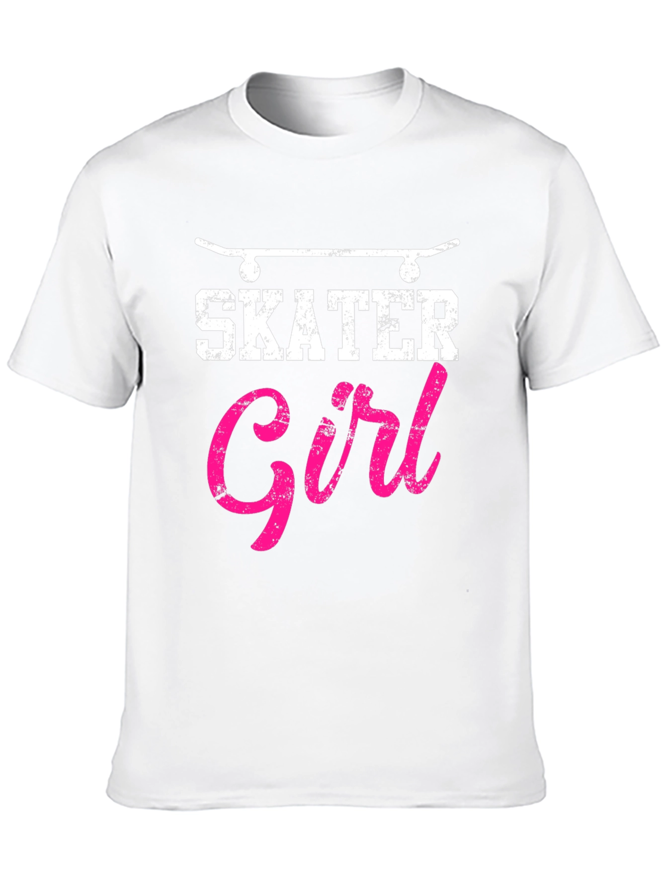 Skater Girl Graphic T-Shirt - Cool Skateboarding Tee