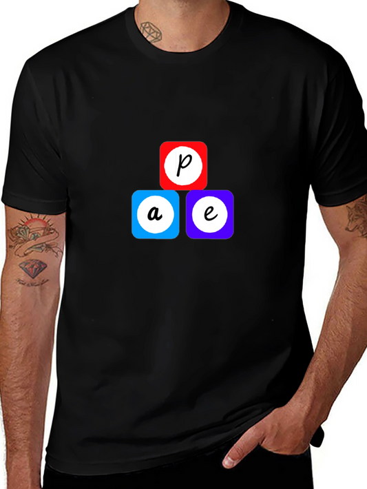 Geometric Letter T-Shirt