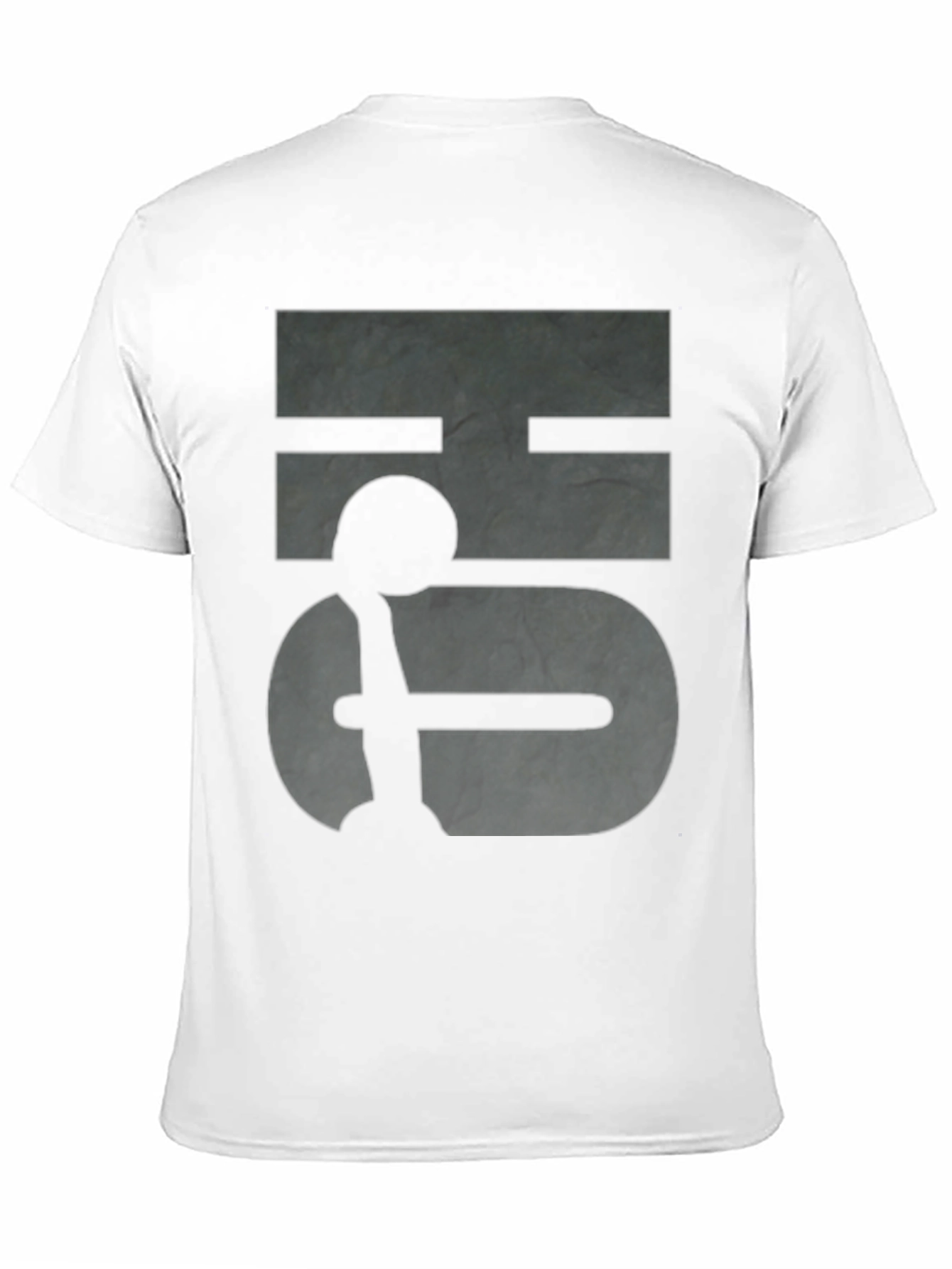 Abstract Graphic Print Black T-Shirt