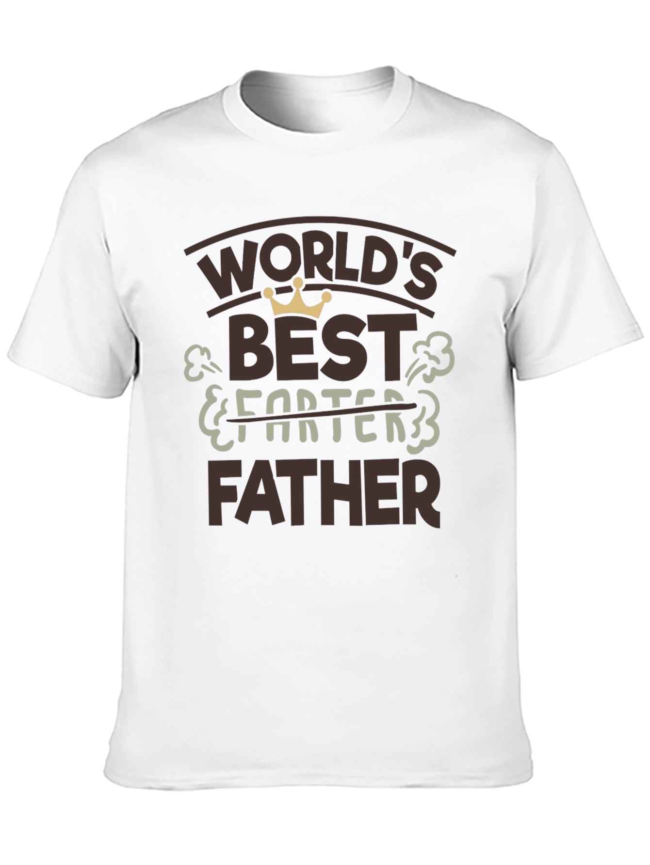 Worlds Best Farter Father Black T-Shirt