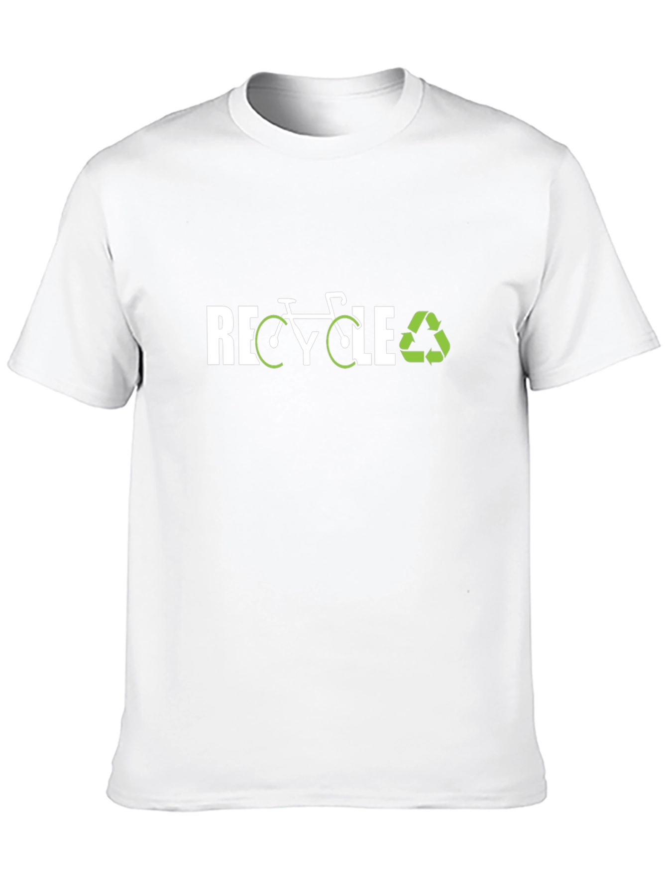Recycle Bike Graphic Tee - Eco-Friendly Fashion