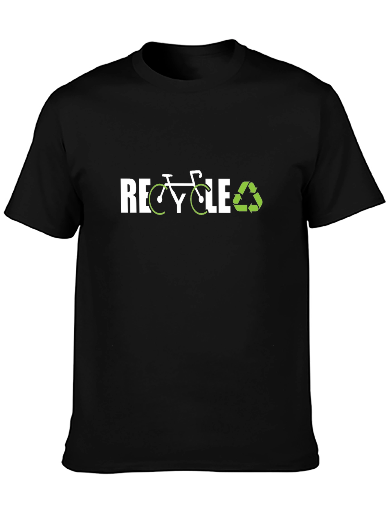 Recycle Bike Graphic Tee - Eco-Friendly Fashion