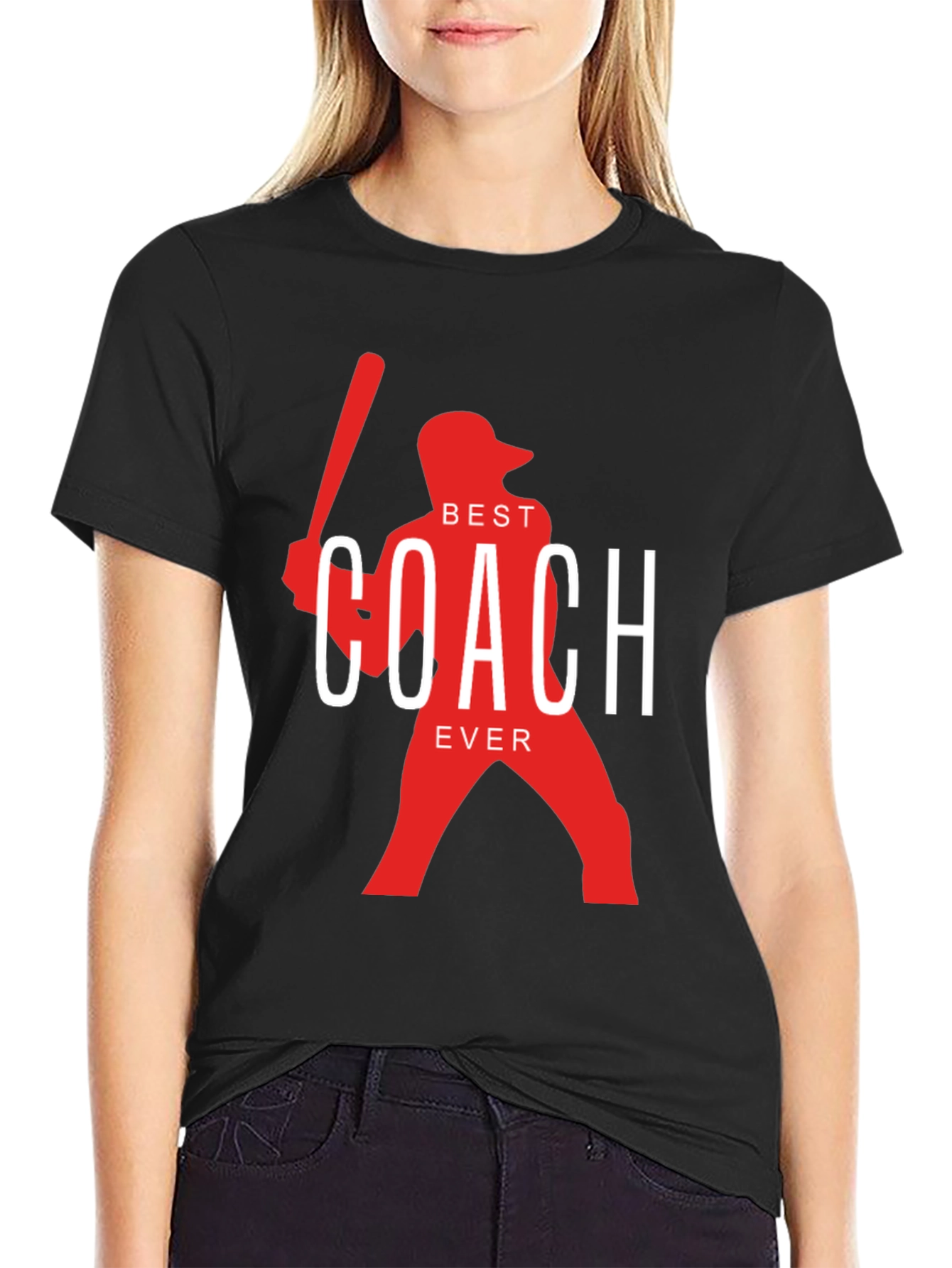 Best Coach Ever T-Shirt - Baseball Coach Appreciation Gift