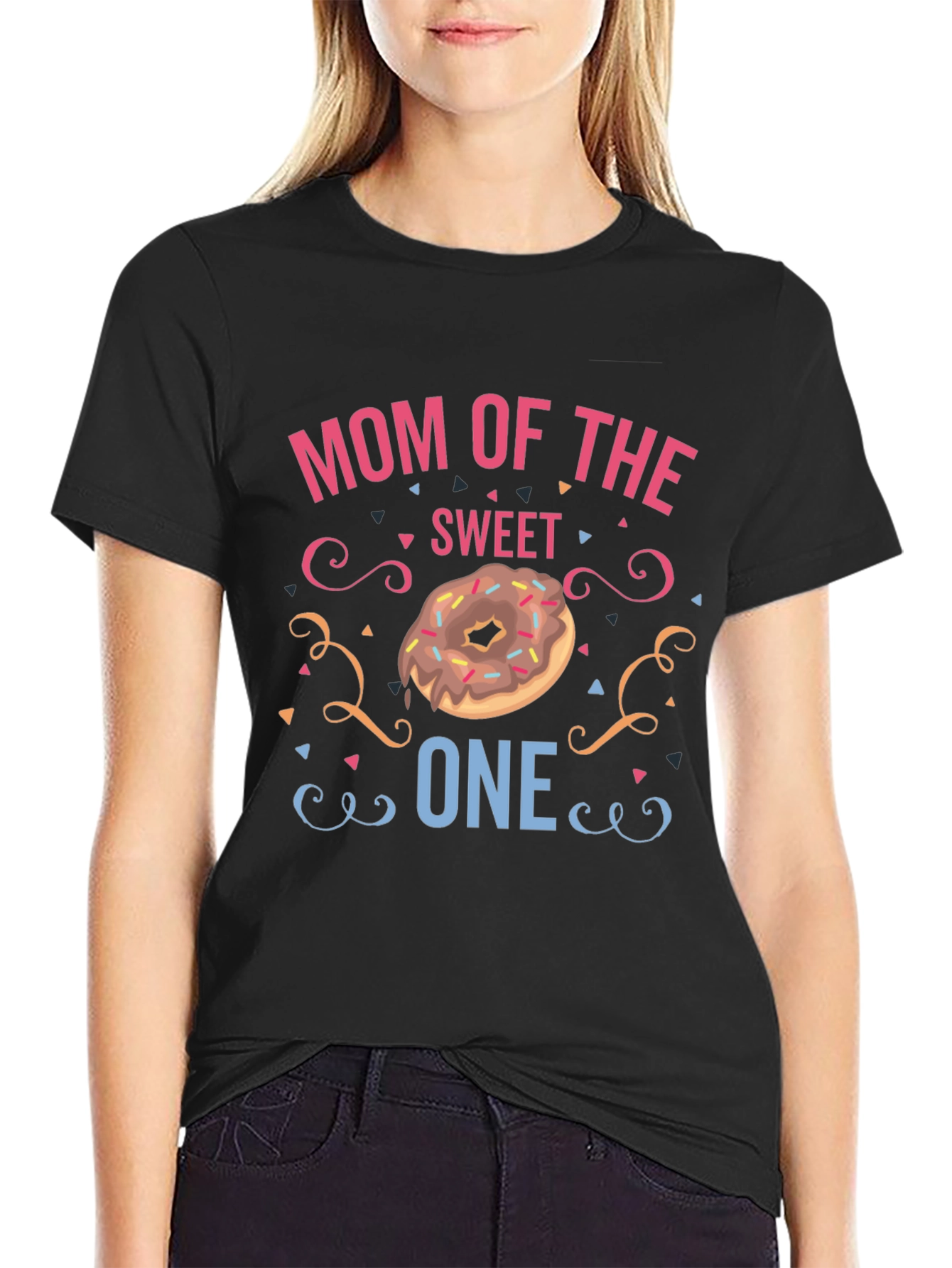 Mom of the Sweet One T-Shirt - Donut Birthday