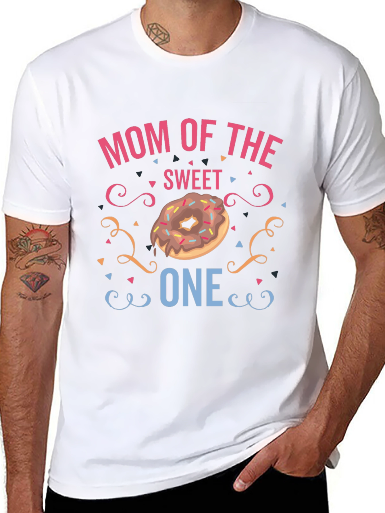 Mom of the Sweet One T-Shirt - Donut Birthday