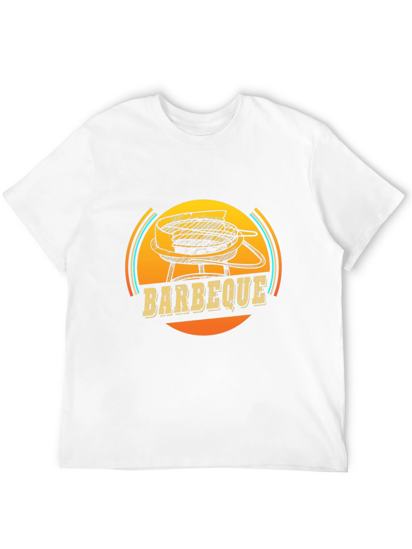 Barbecue Graphic T-Shirt - Black BBQ Grill Tee