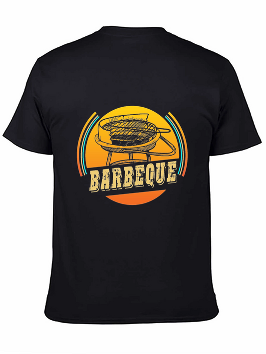 Barbecue Graphic T-Shirt - Black BBQ Grill Tee