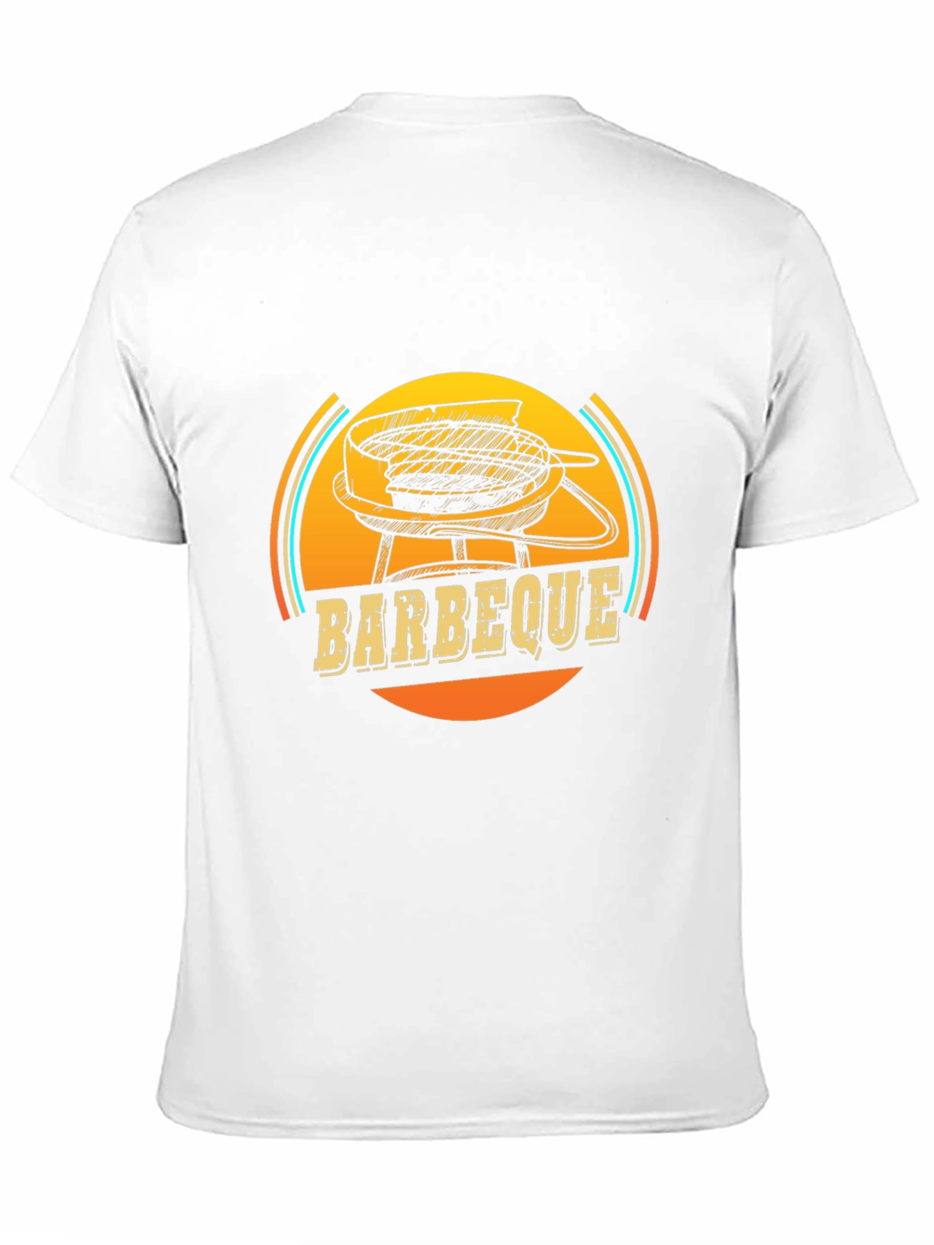 Barbecue Graphic T-Shirt - Black BBQ Grill Tee