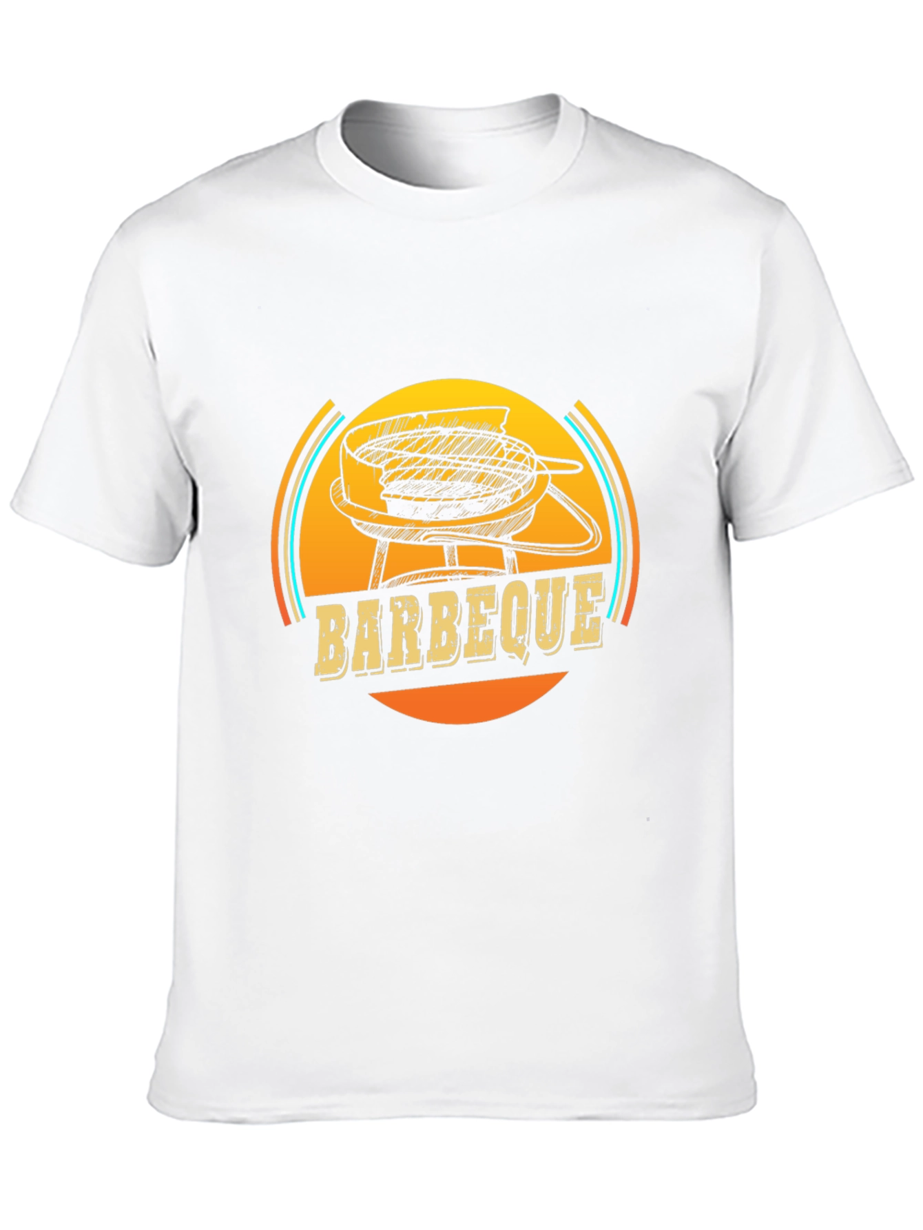Barbecue Graphic T-Shirt - Black BBQ Grill Tee