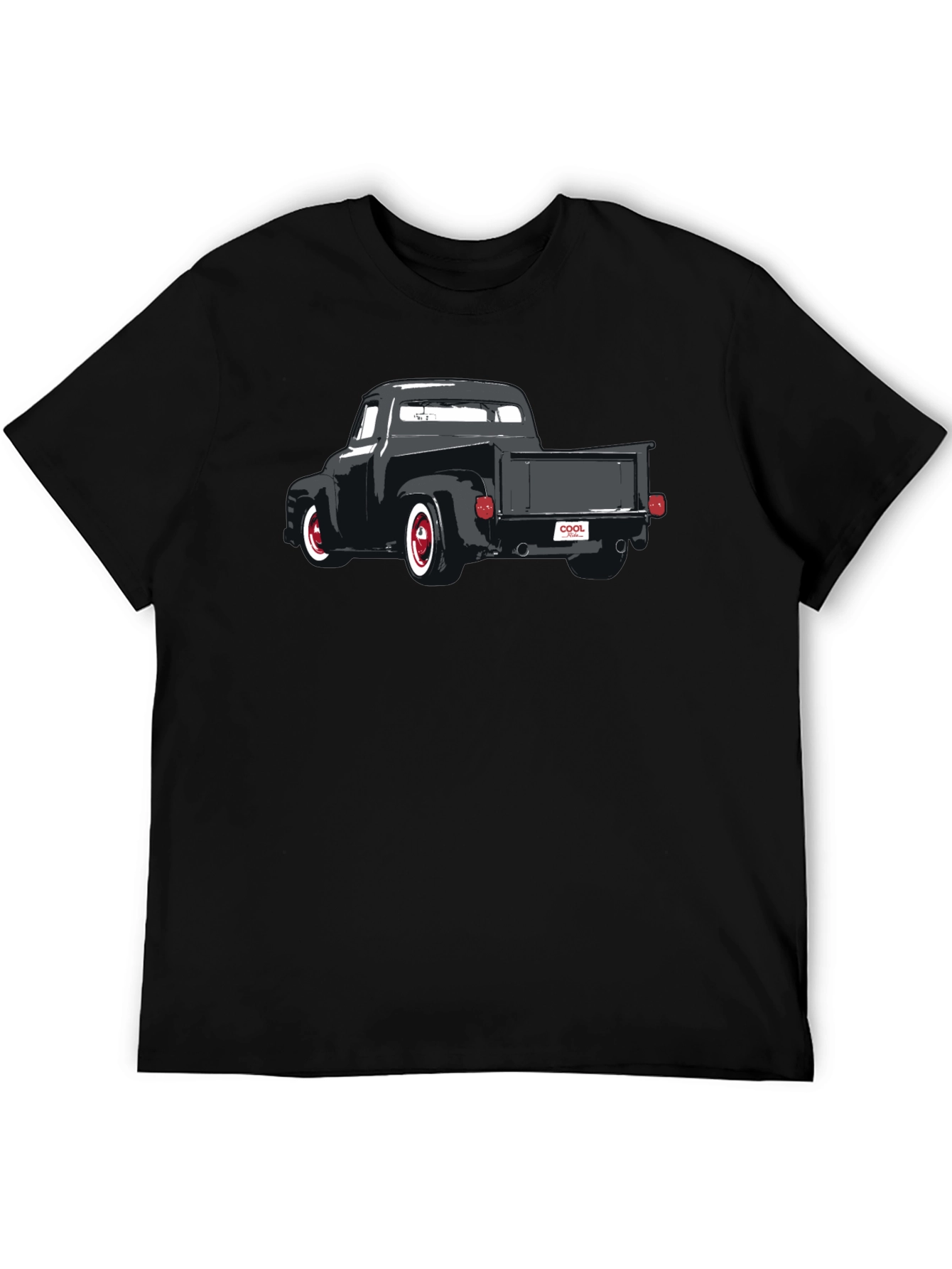 Cool Truck Graphic T-Shirt - Black