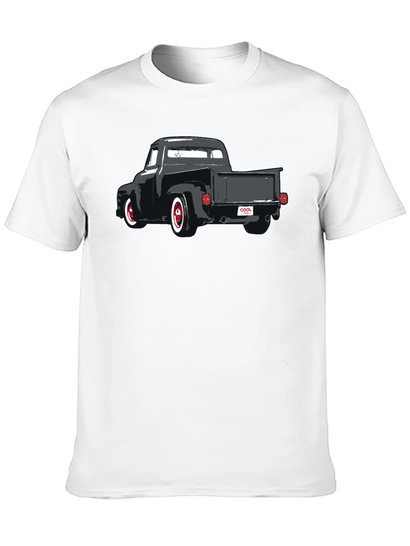 Cool Truck Graphic T-Shirt - Black