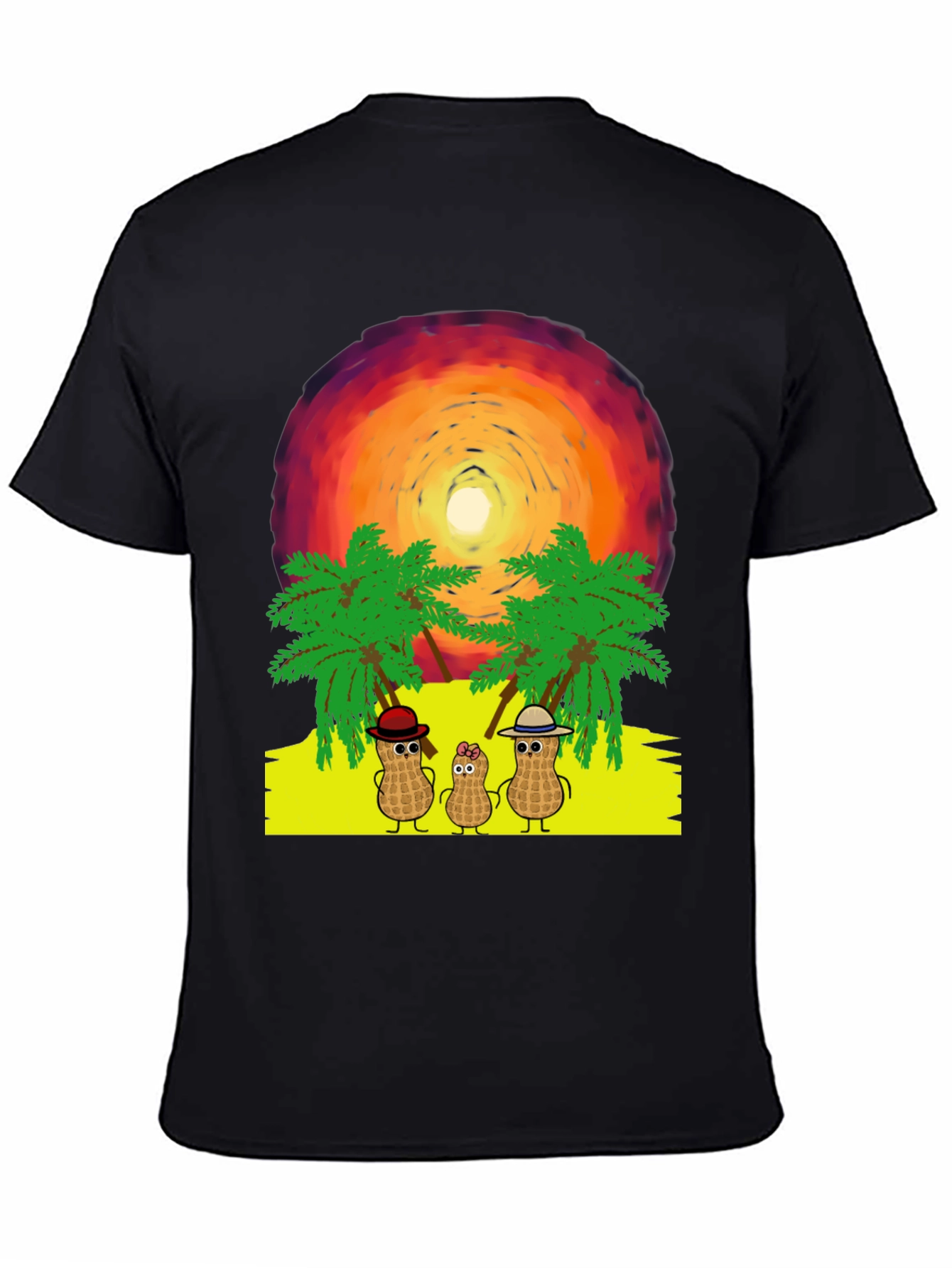 Peanut Family Vacation Graphic Tee