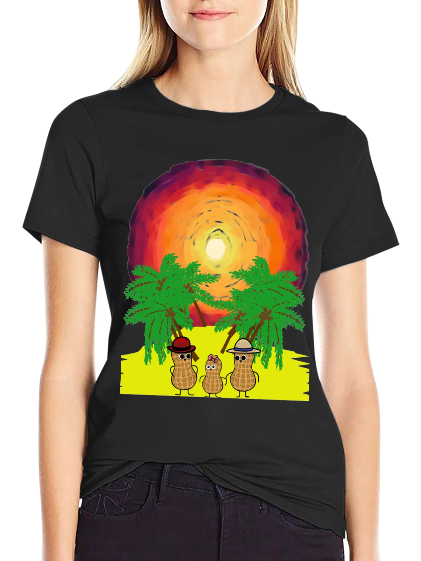 Peanut Family Vacation Graphic Tee