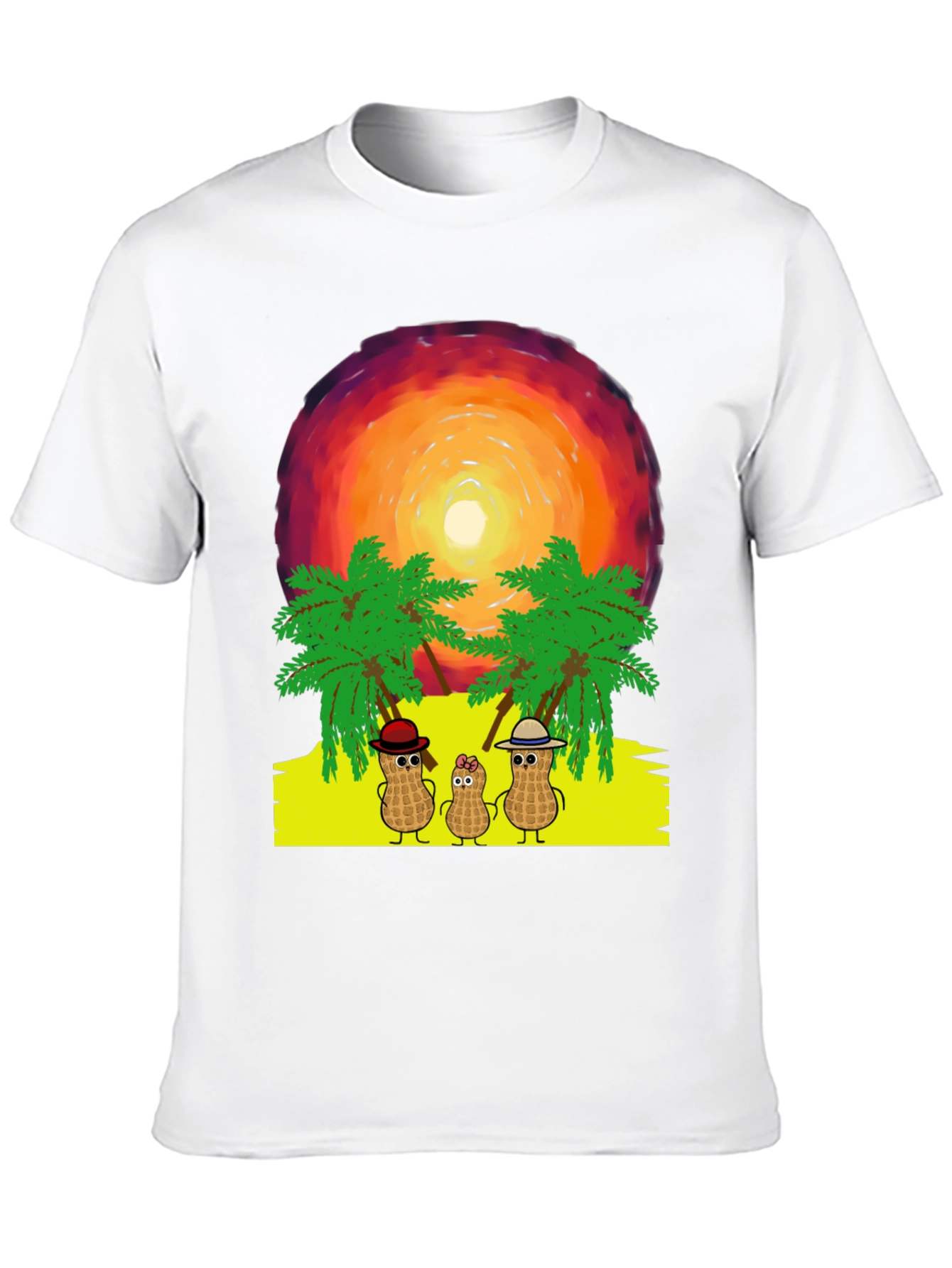 Peanut Family Vacation Graphic Tee