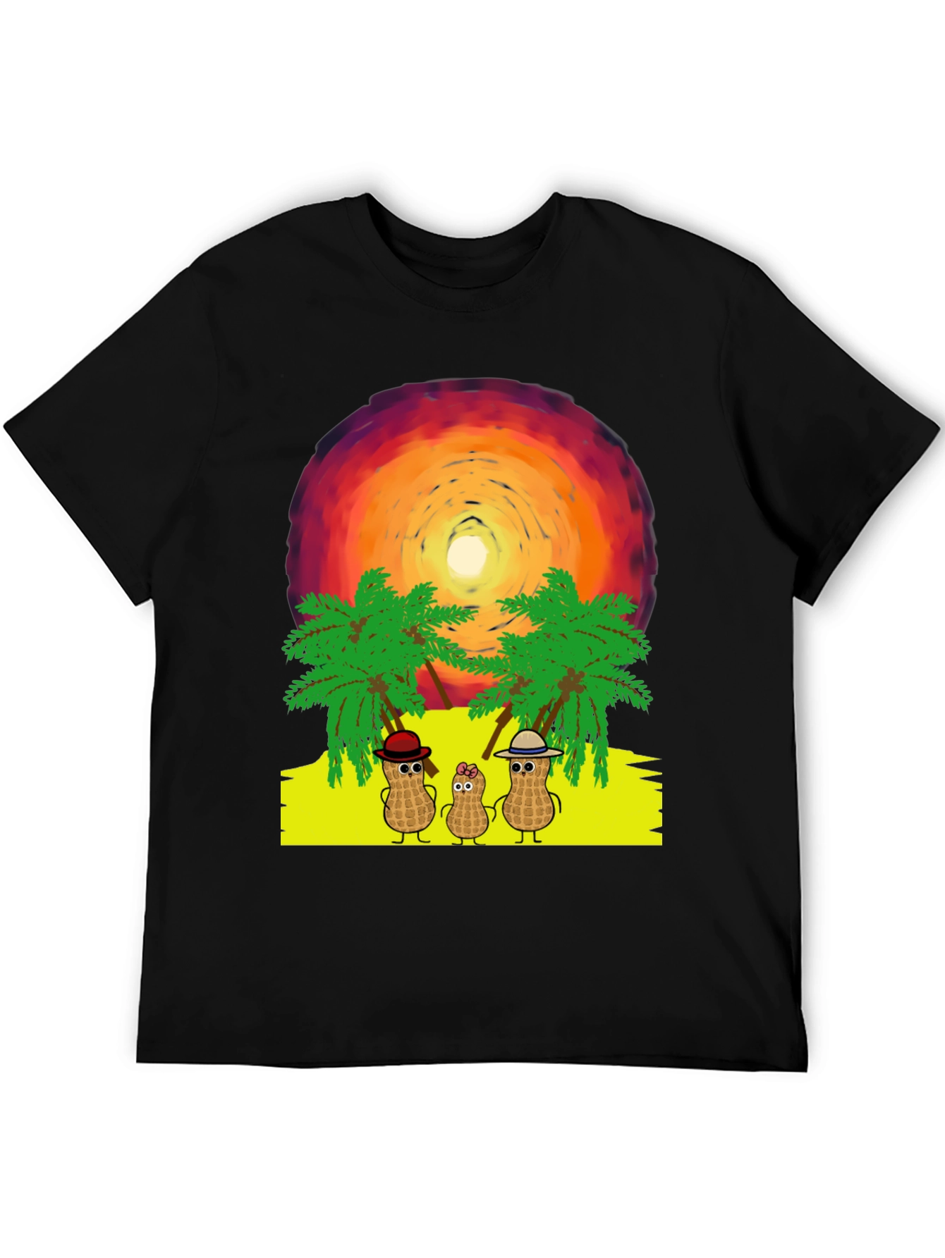 Peanut Family Vacation Graphic Tee