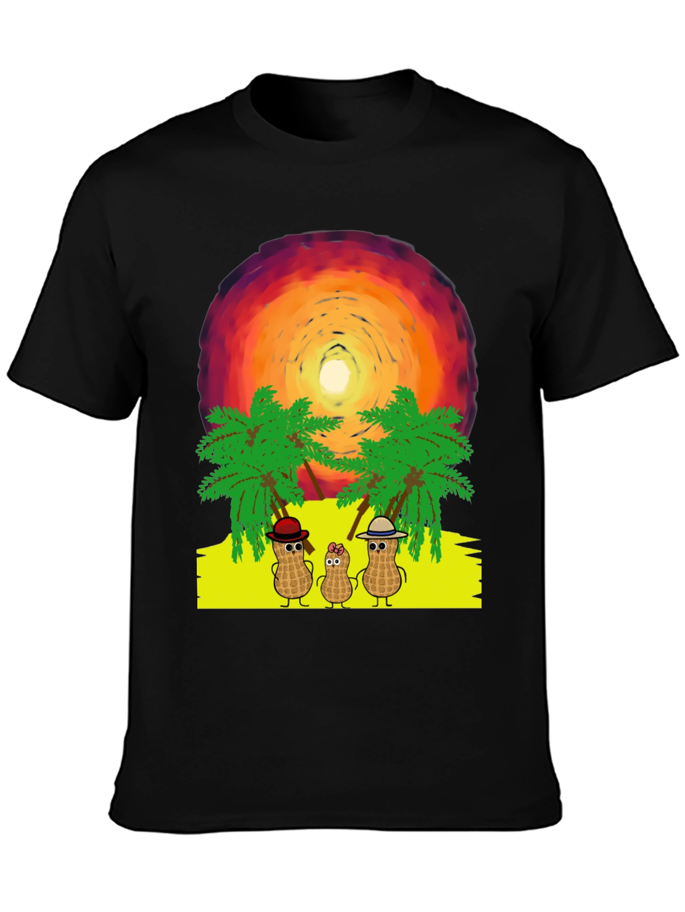 Peanut Family Vacation Graphic Tee