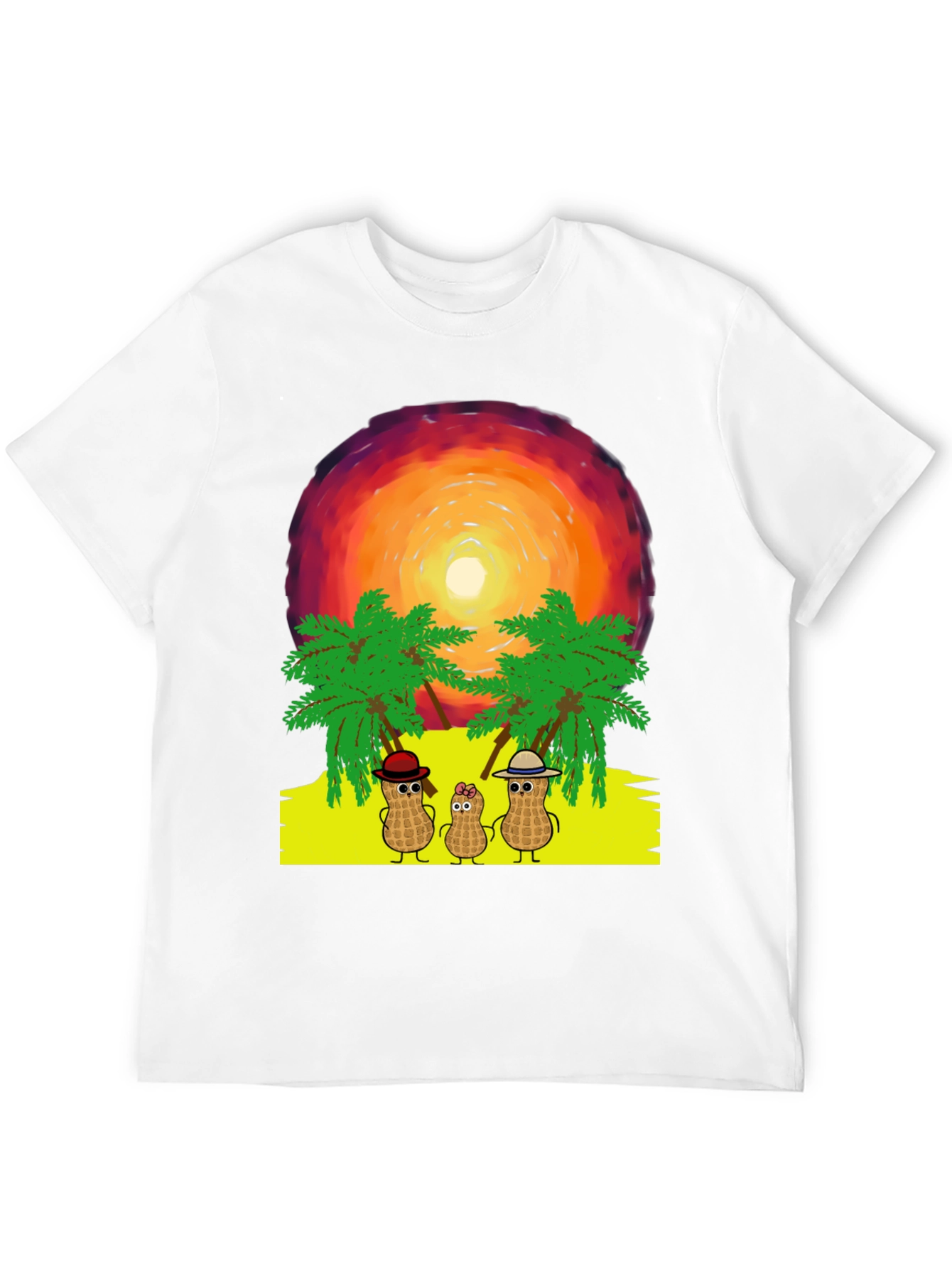 Peanut Family Vacation Graphic Tee