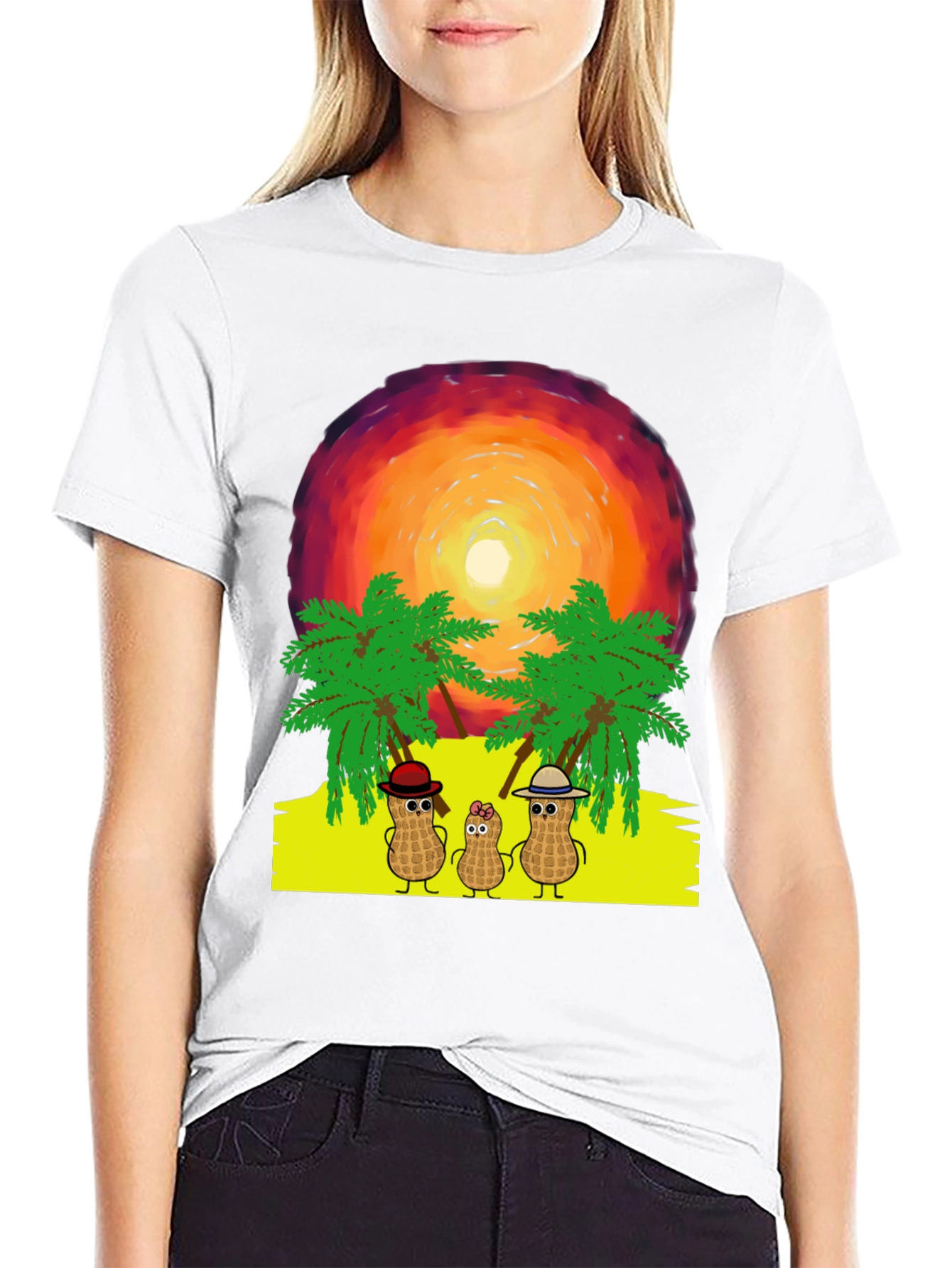 Peanut Family Vacation Graphic Tee
