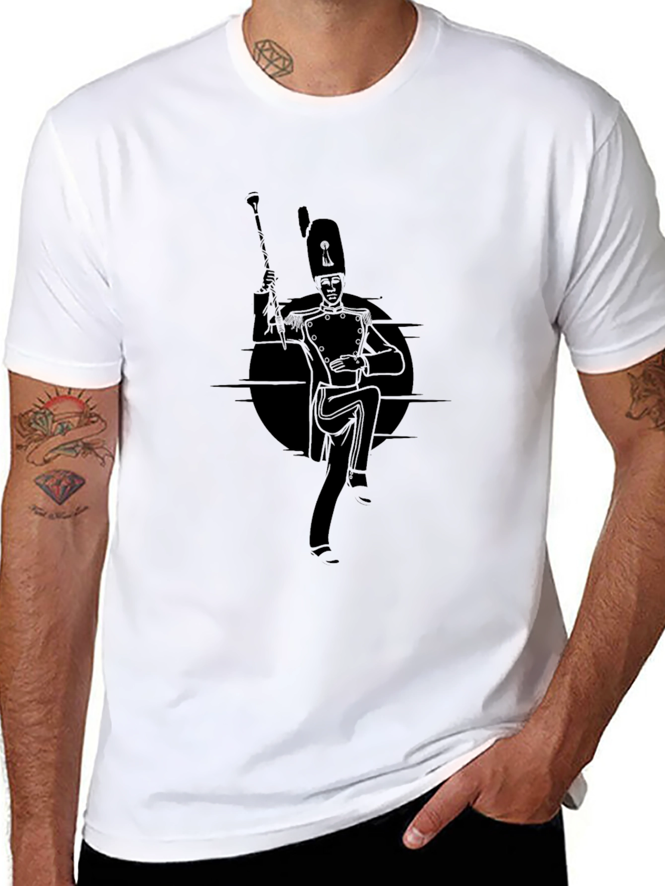 Marching Band T-Shirt - Drum Major Design