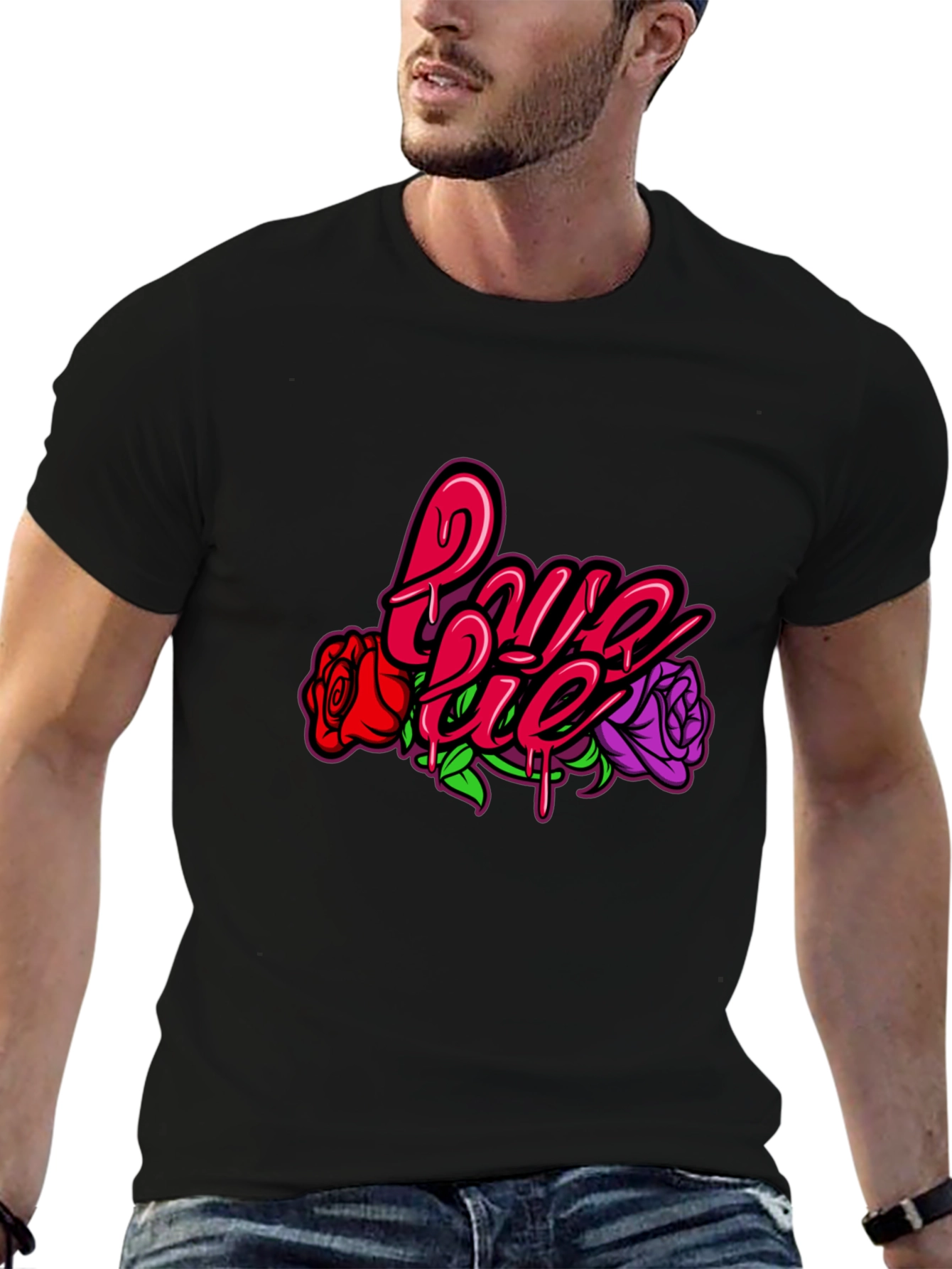 Love Lie Roses Graphic T-Shirt