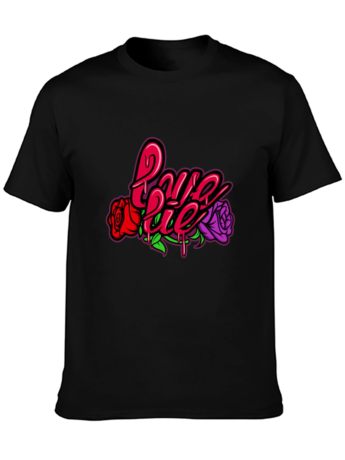Love Lie Roses Graphic T-Shirt