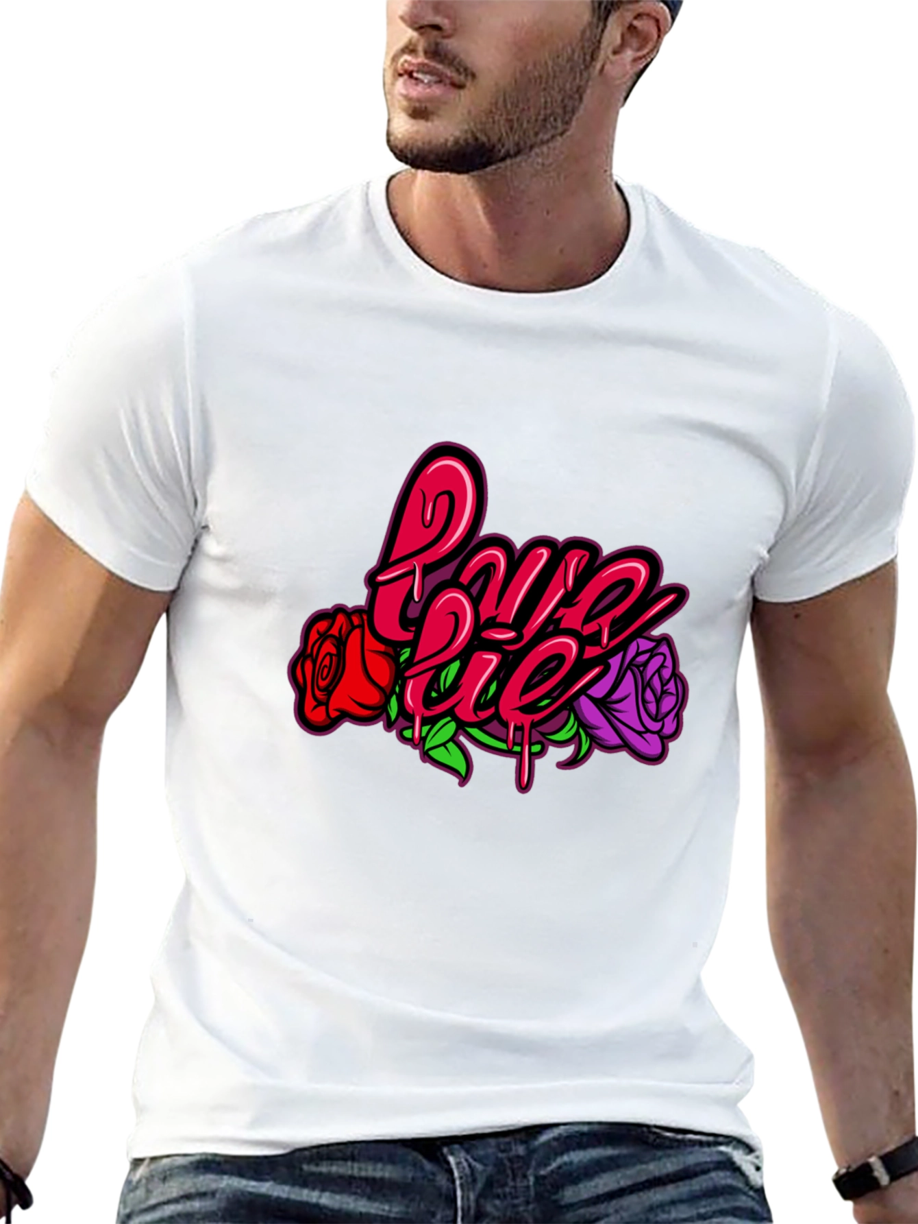 Love Lie Roses Graphic T-Shirt