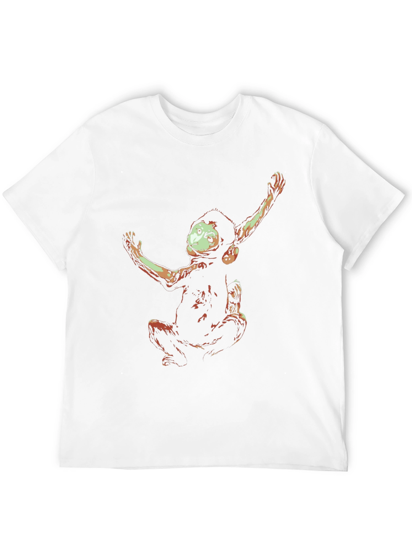 Graphic Monkey T-Shirt - Black