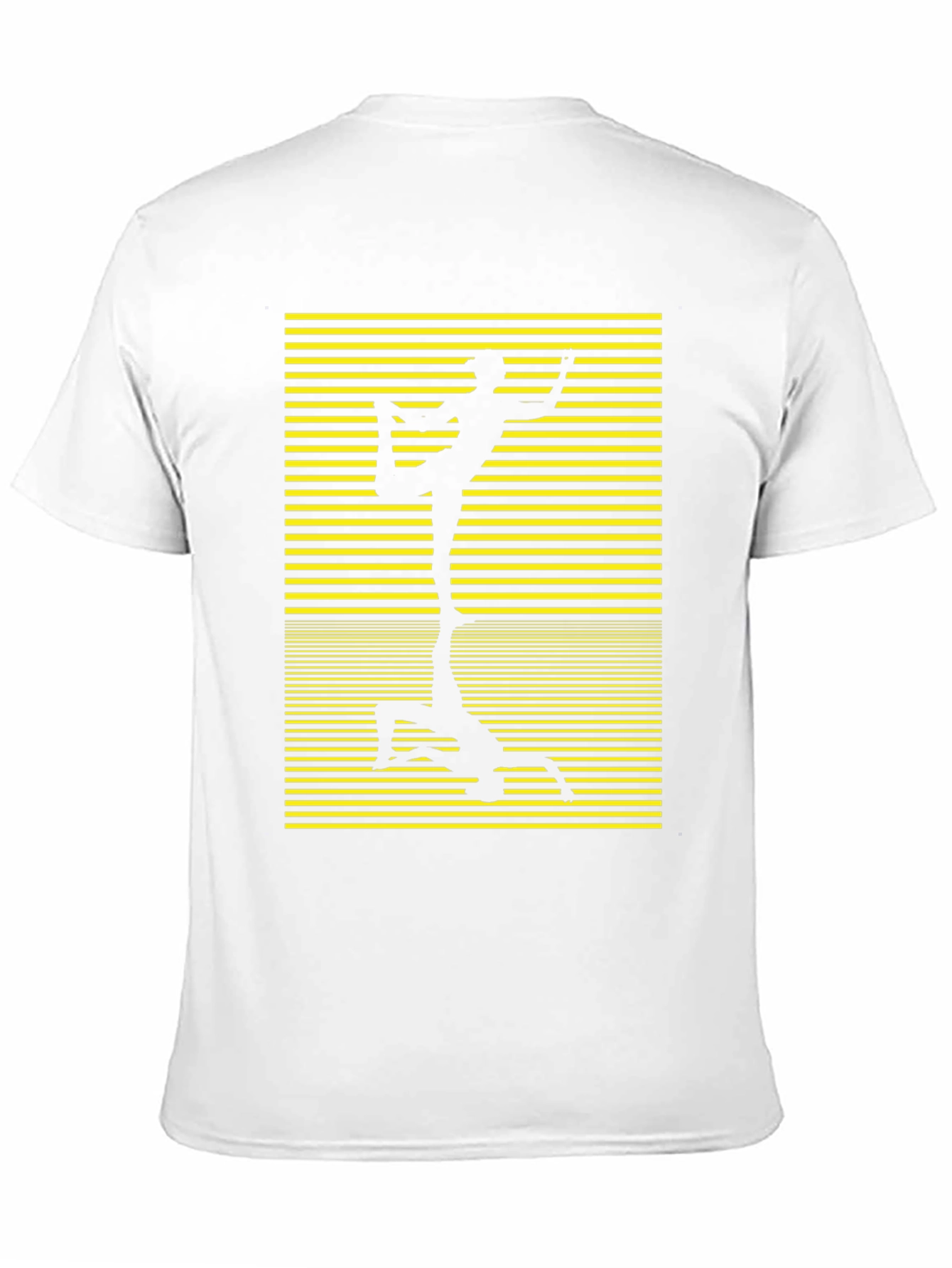 Yoga Silhouette Graphic Tee - Black Cotton Blend