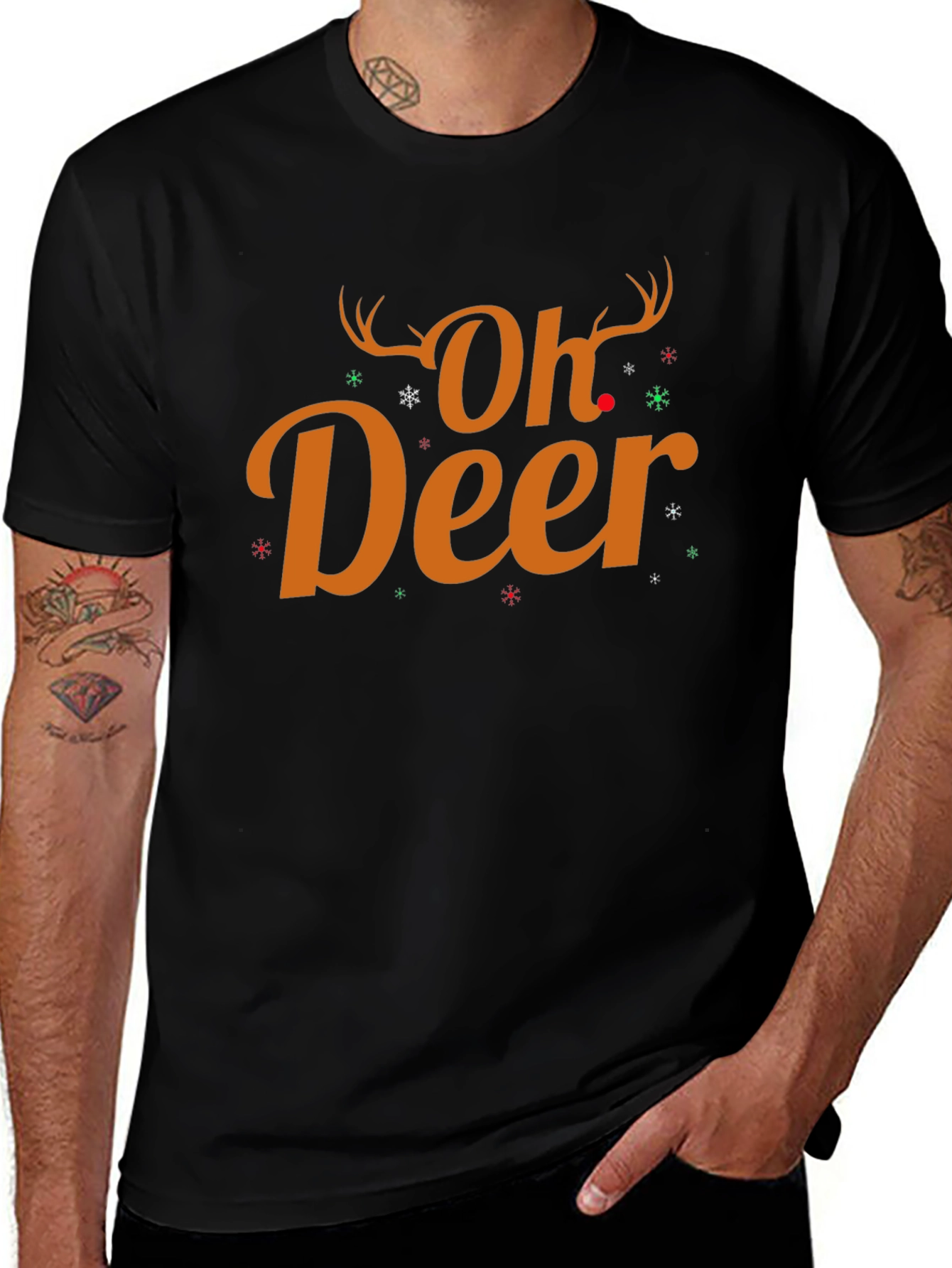 Oh Deer Christmas Graphic Tee
