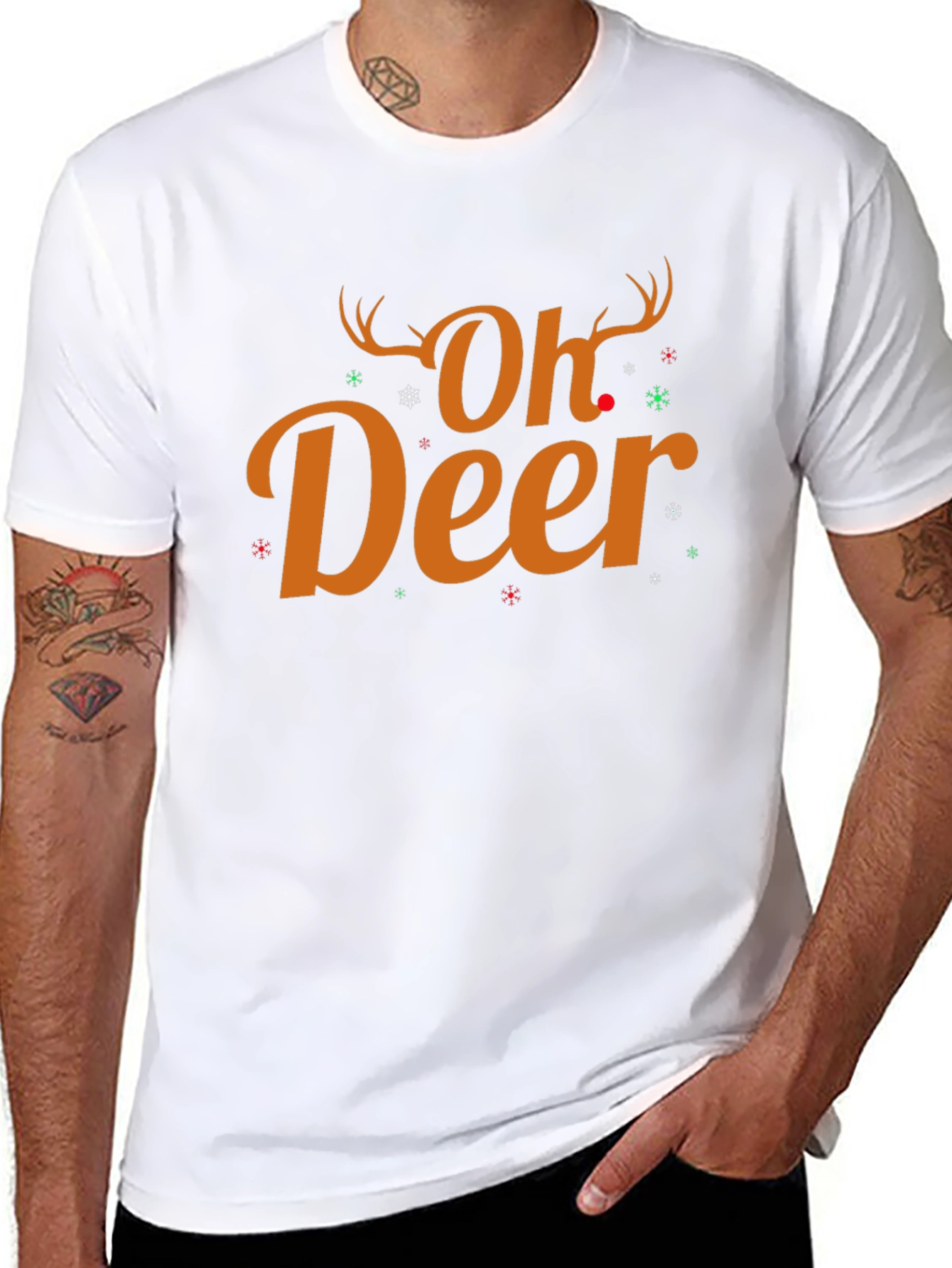Oh Deer Christmas Graphic Tee