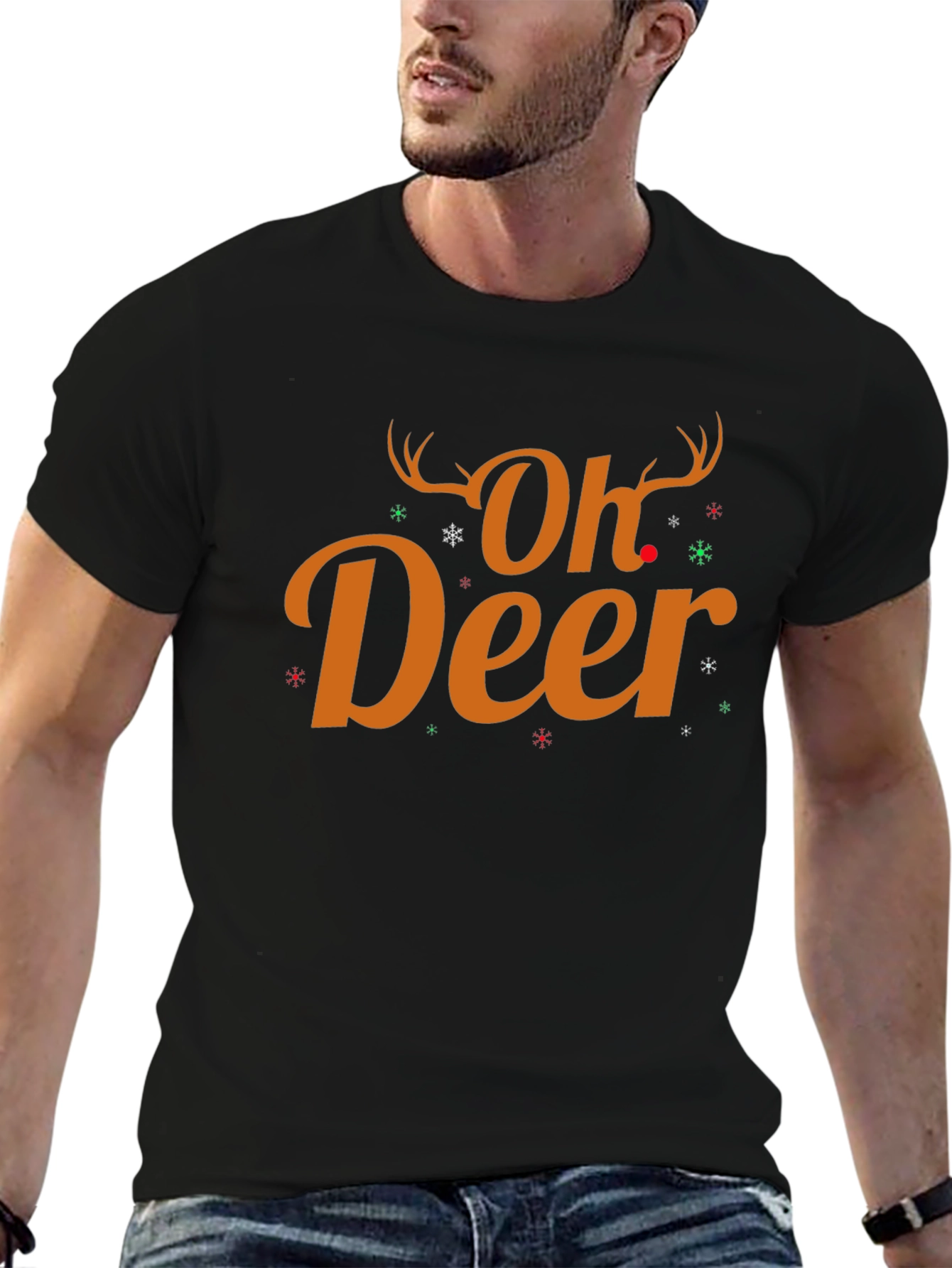 Oh Deer Christmas Graphic Tee