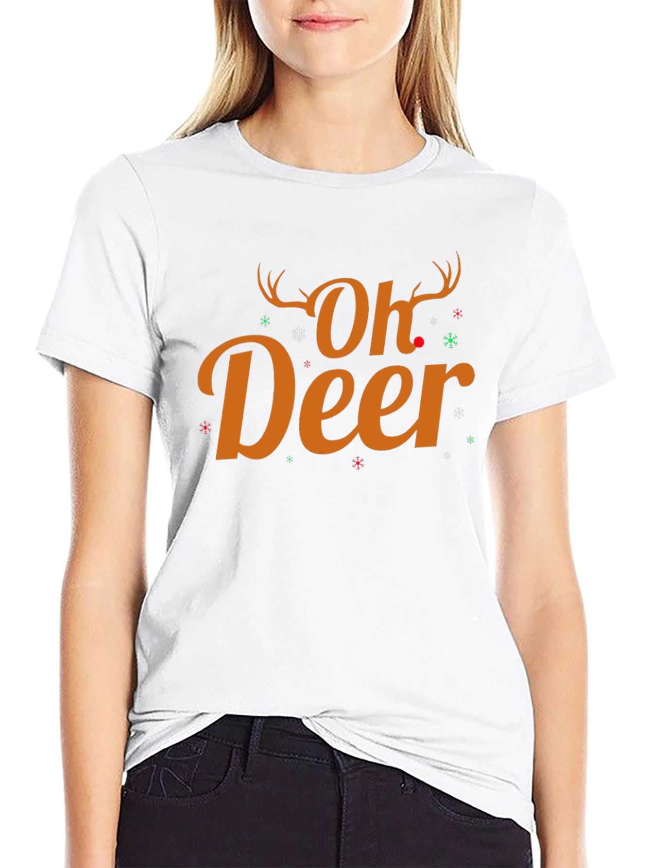 Oh Deer Christmas Graphic Tee