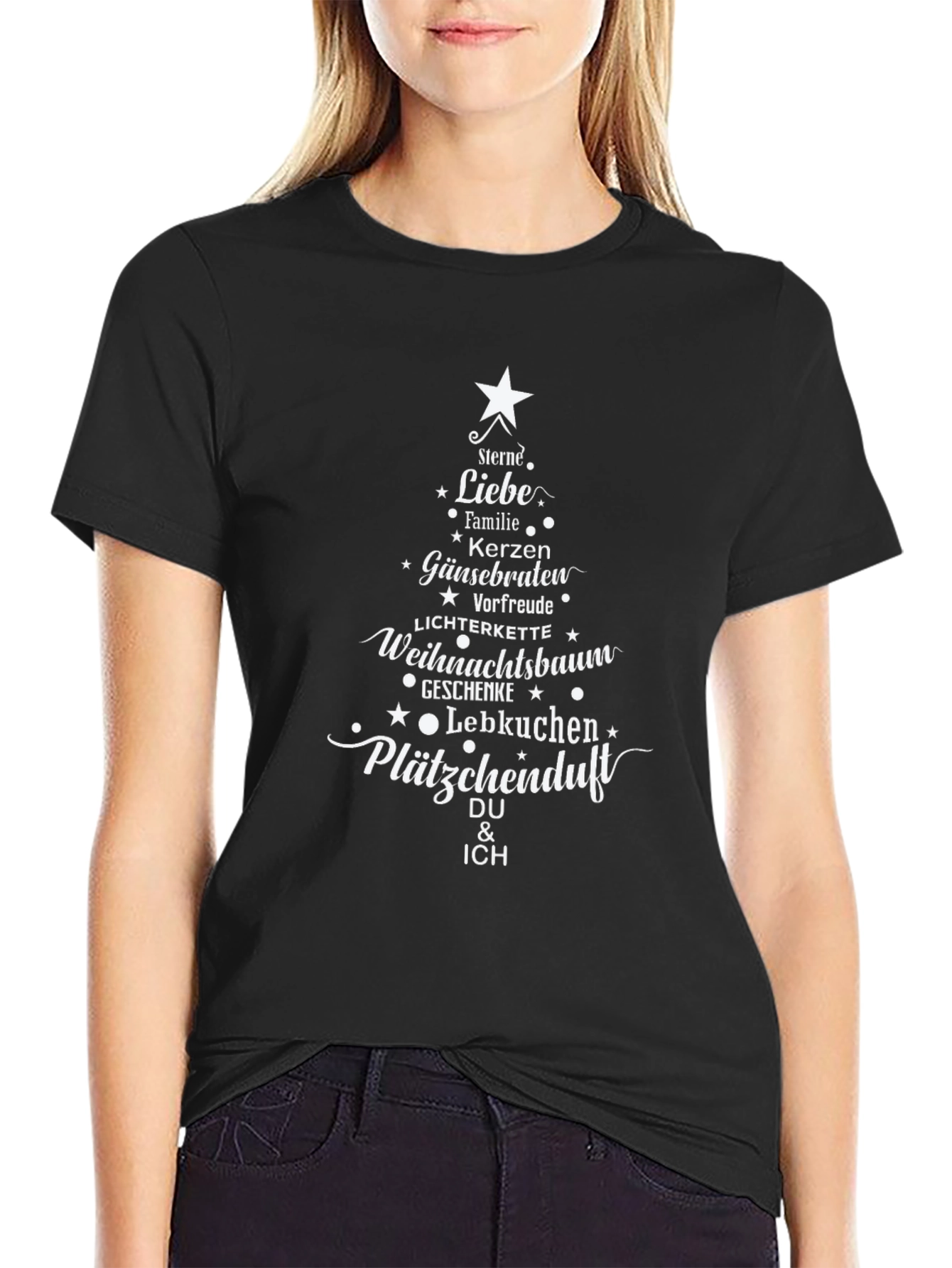 Christmas Tree T-Shirt: Festive German Holiday Design