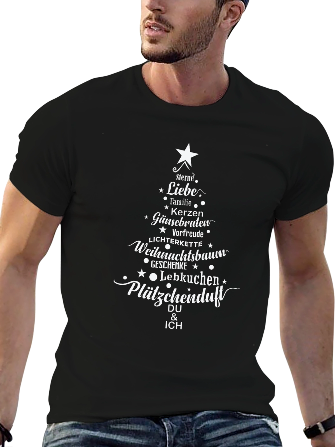 Christmas Tree T-Shirt: Festive German Holiday Design