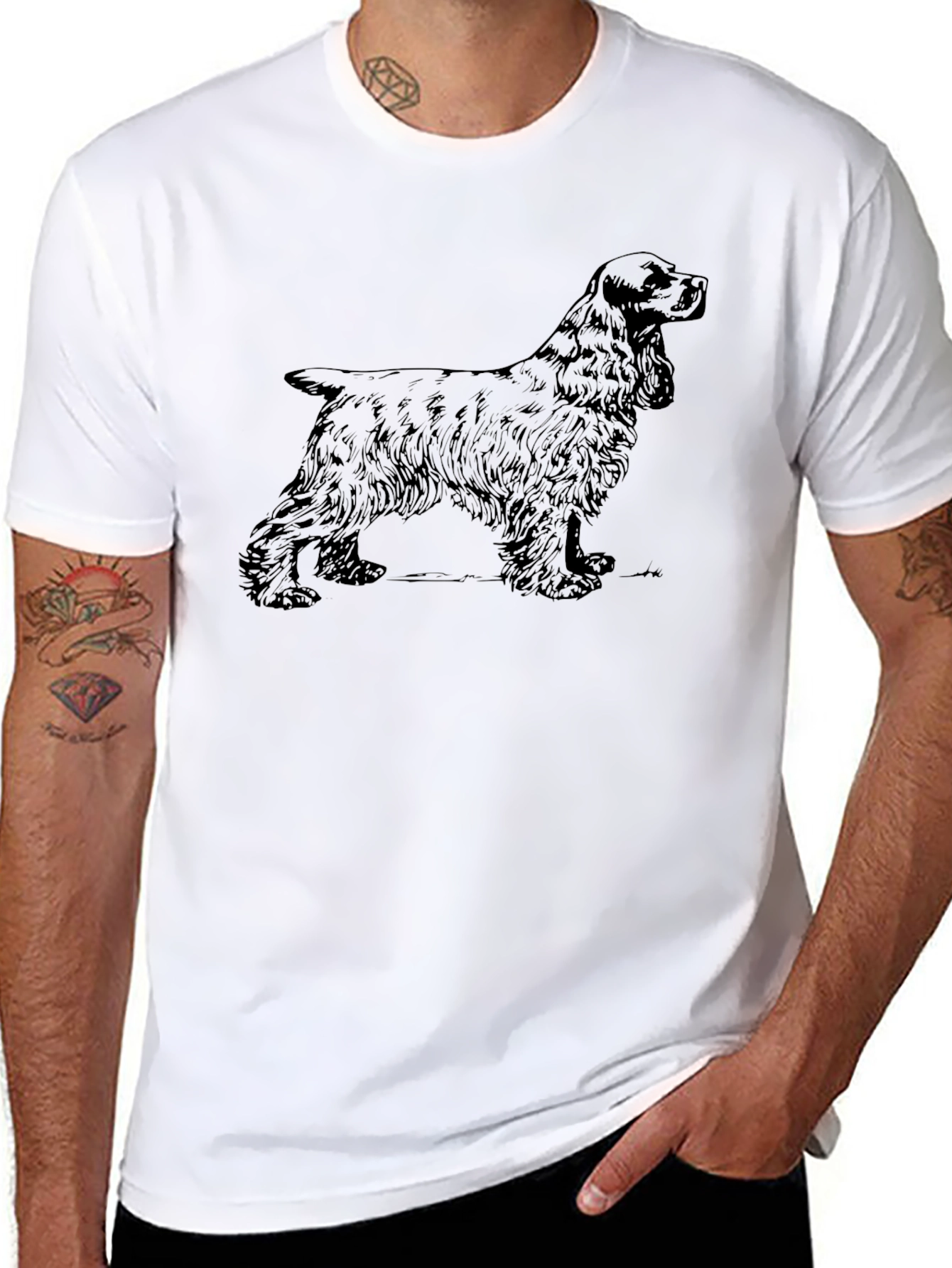 Black Dog Breed T-Shirt