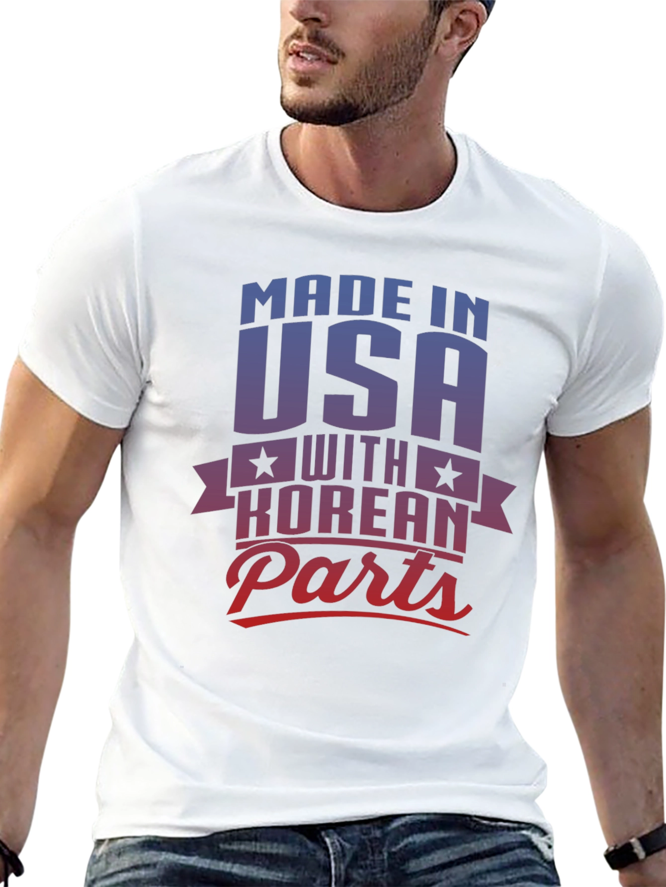 Made in USA with Korean Parts T-Shirt