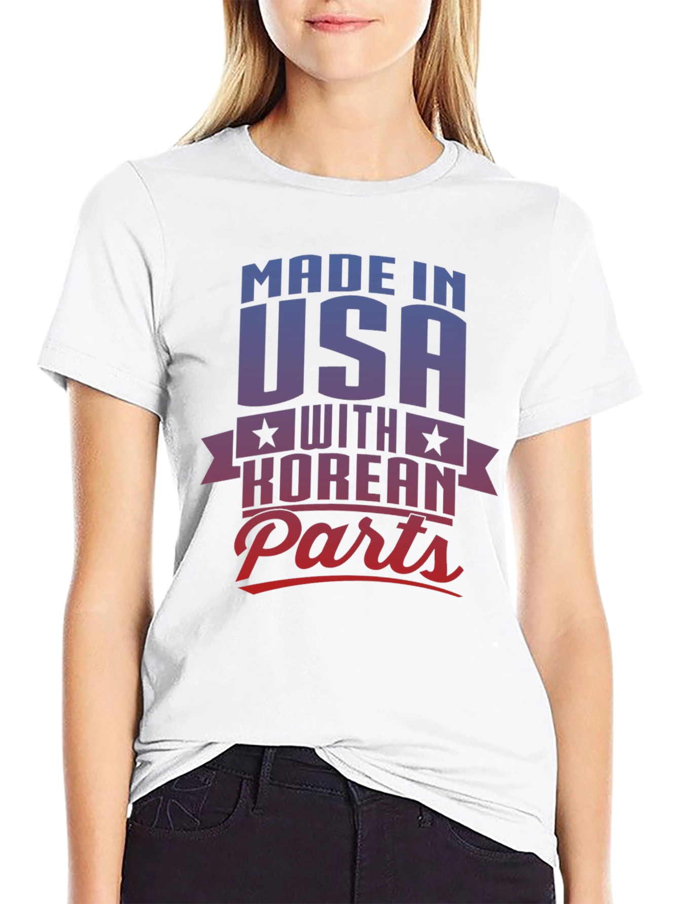 Made in USA with Korean Parts T-Shirt